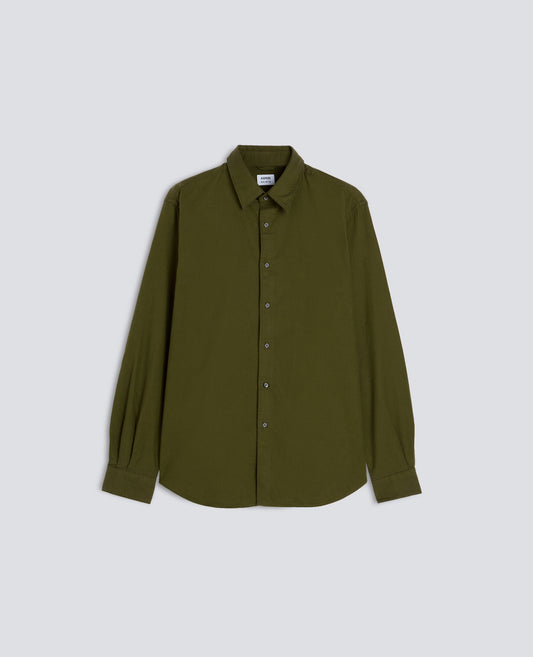 CAMICIA IN LEGGERA FLANELLA DI COTONE - MILITAIRE