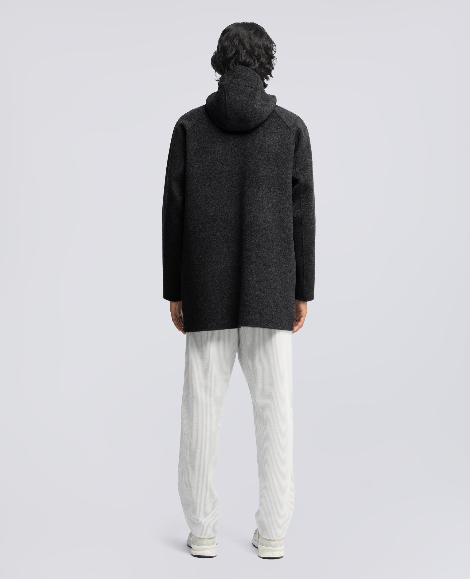 DOUBLE WOOL COAT - GRIGIO - ASPESI