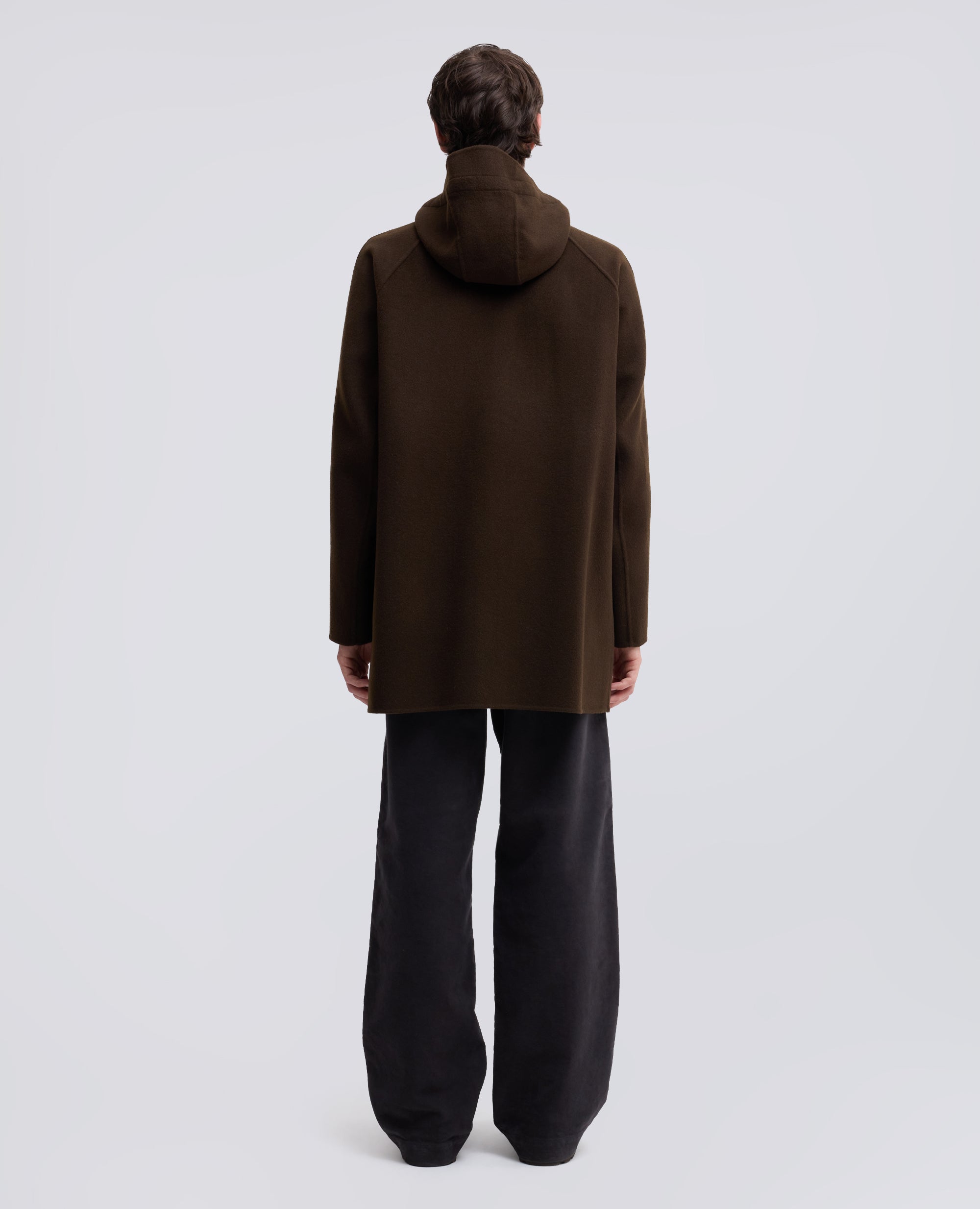 GIUBBOTTO IN LANA DOUBLE - MARRONE - ASPESI
