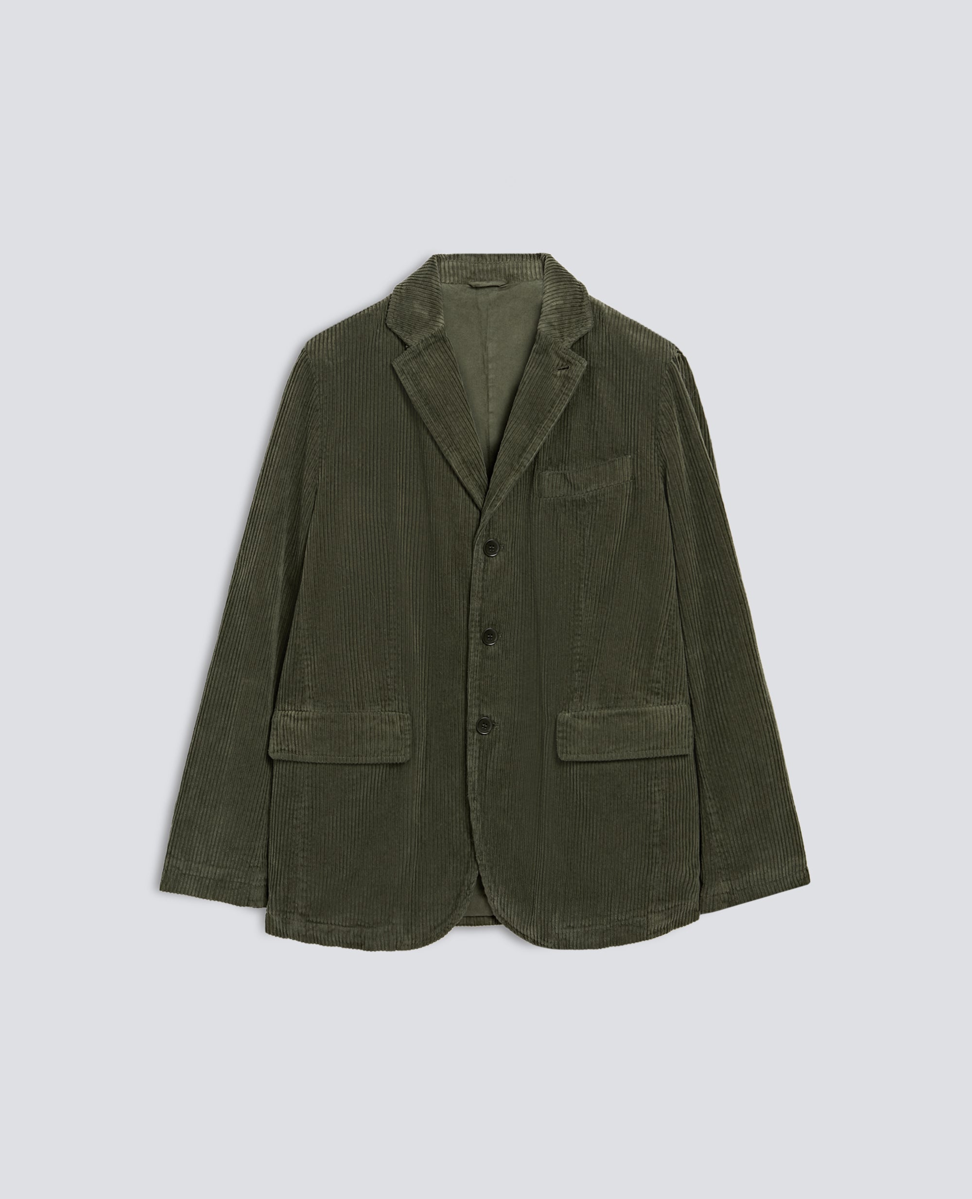 JACKE AUS CORDSAMT - VERDE - ASPESI