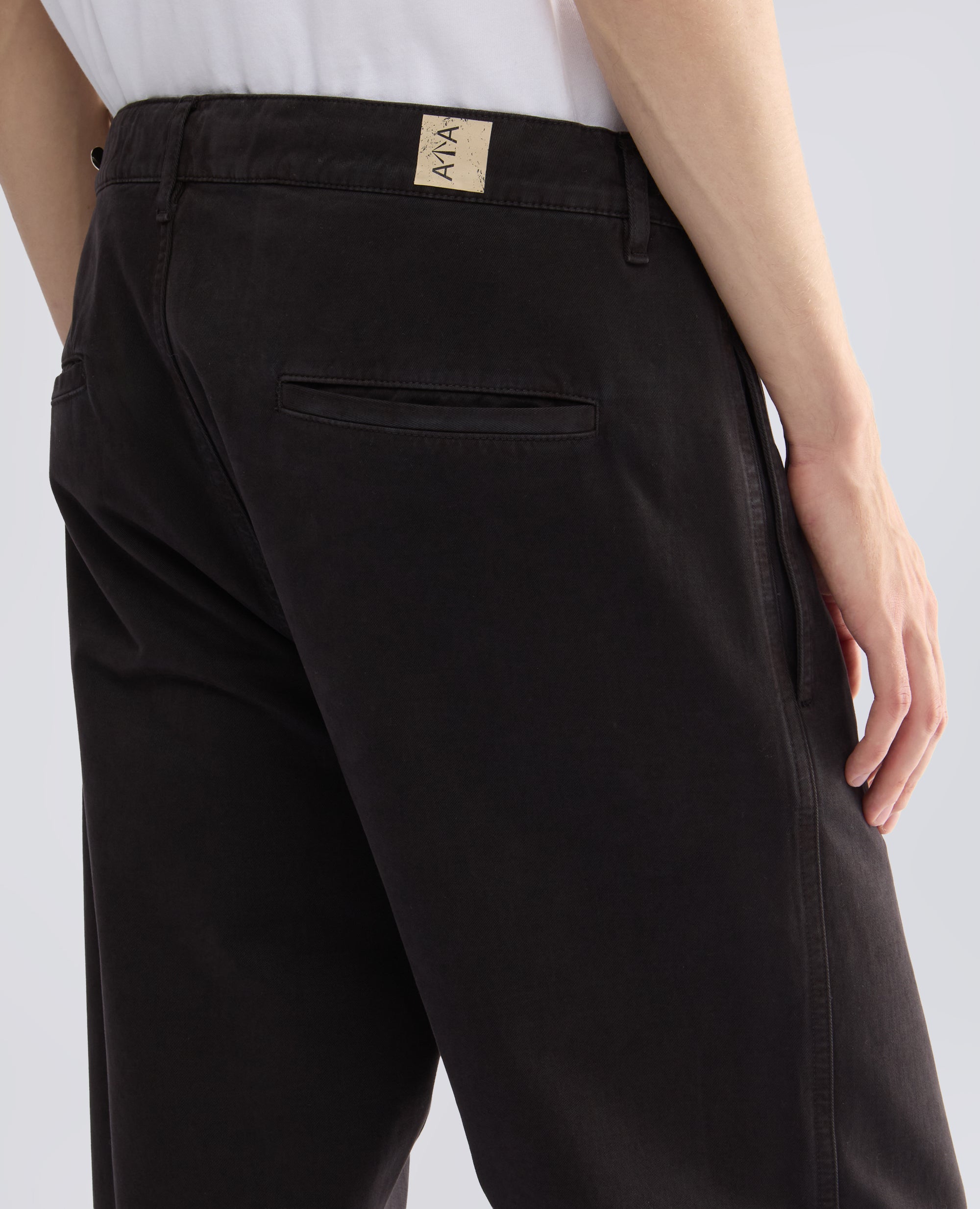 PANTALONE CHINO IN GABARDINA DI COTONE - MARRONE - ASPESI