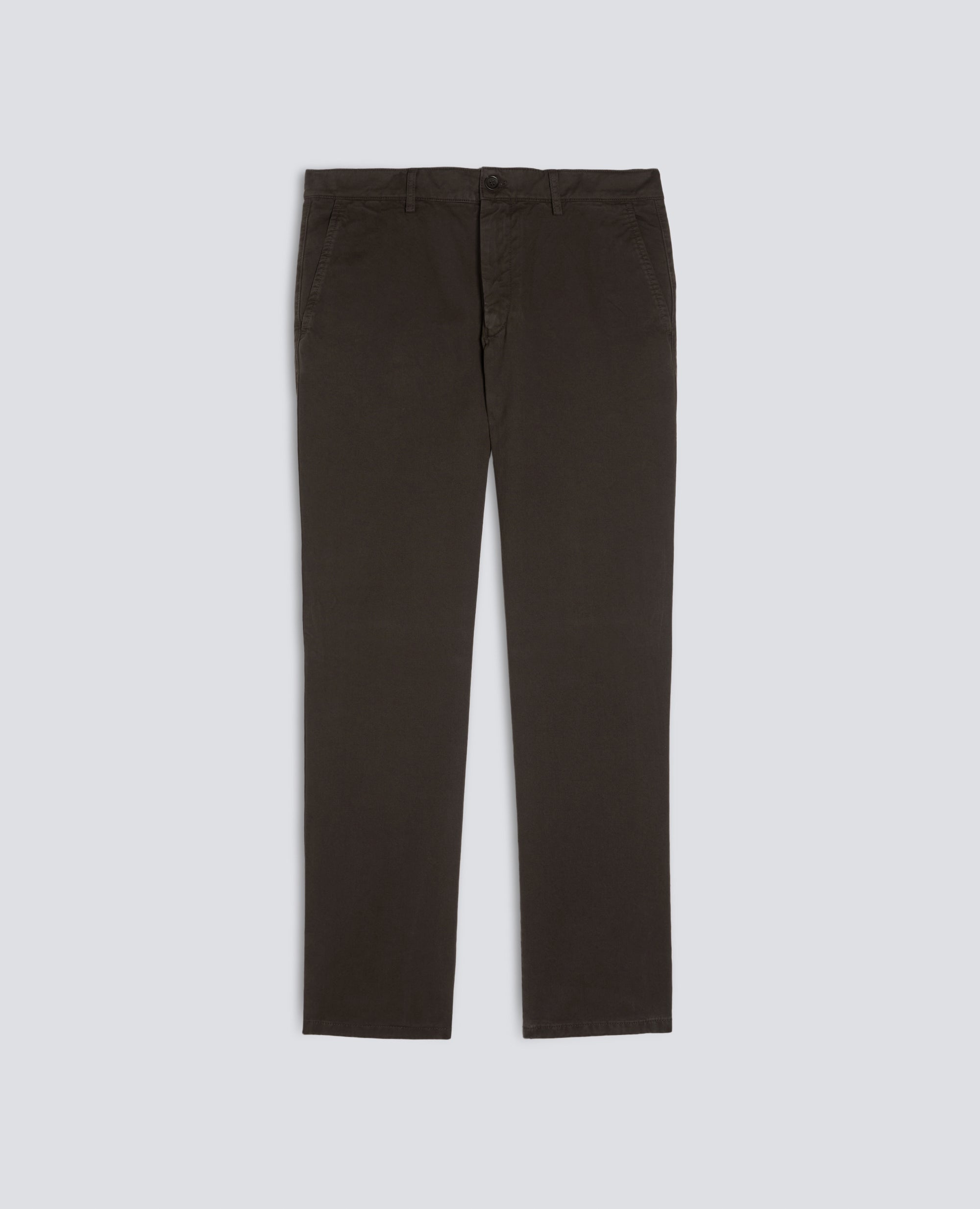 STUCKGEFARBTE HOSE AUS BAUMWOLL-GABARDINE - MARRONE - ASPESI