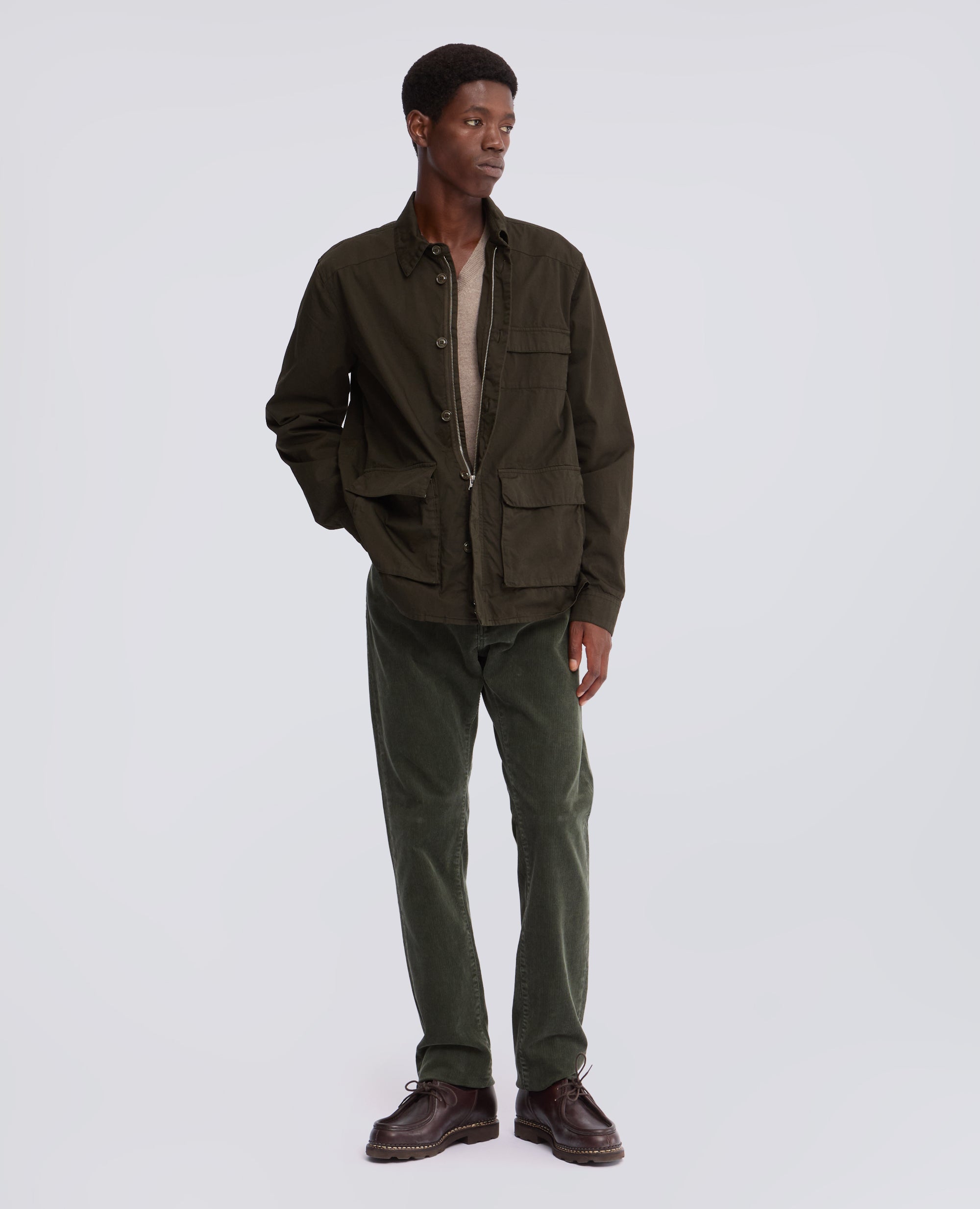 JEANS CINQUE TASCHE IN DENIM UOMO - VERDE - ASPESI