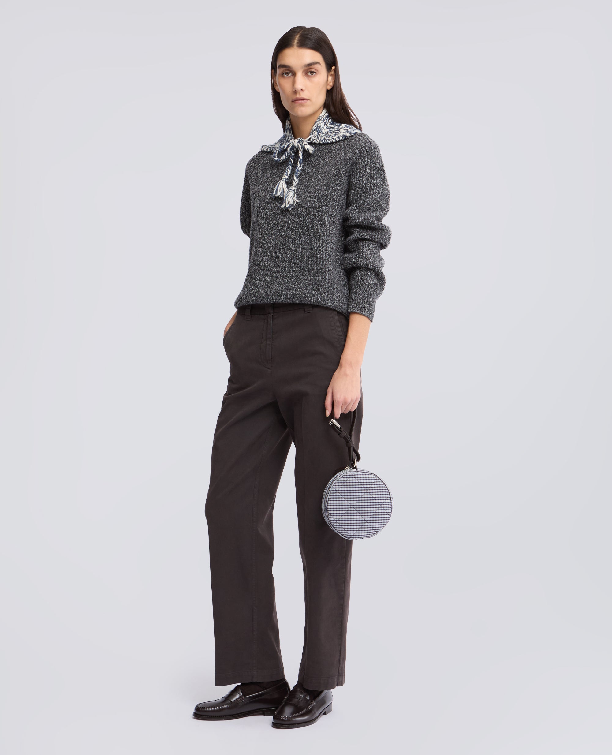 GESTEPPTE CLUTCH AUS TAFT - MEHRFARBEN - ASPESI