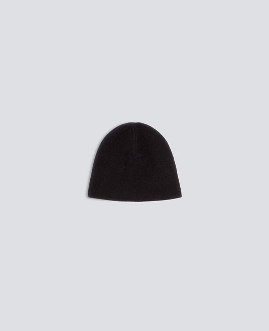 CAPPELLO IN LANA, YAK E CASHMERE - NERO