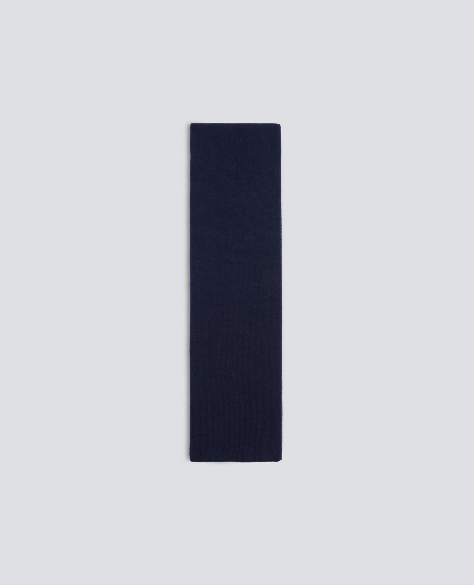 SCIARPA IN LANA, YAK E CASHMERE - BLU - ASPESI