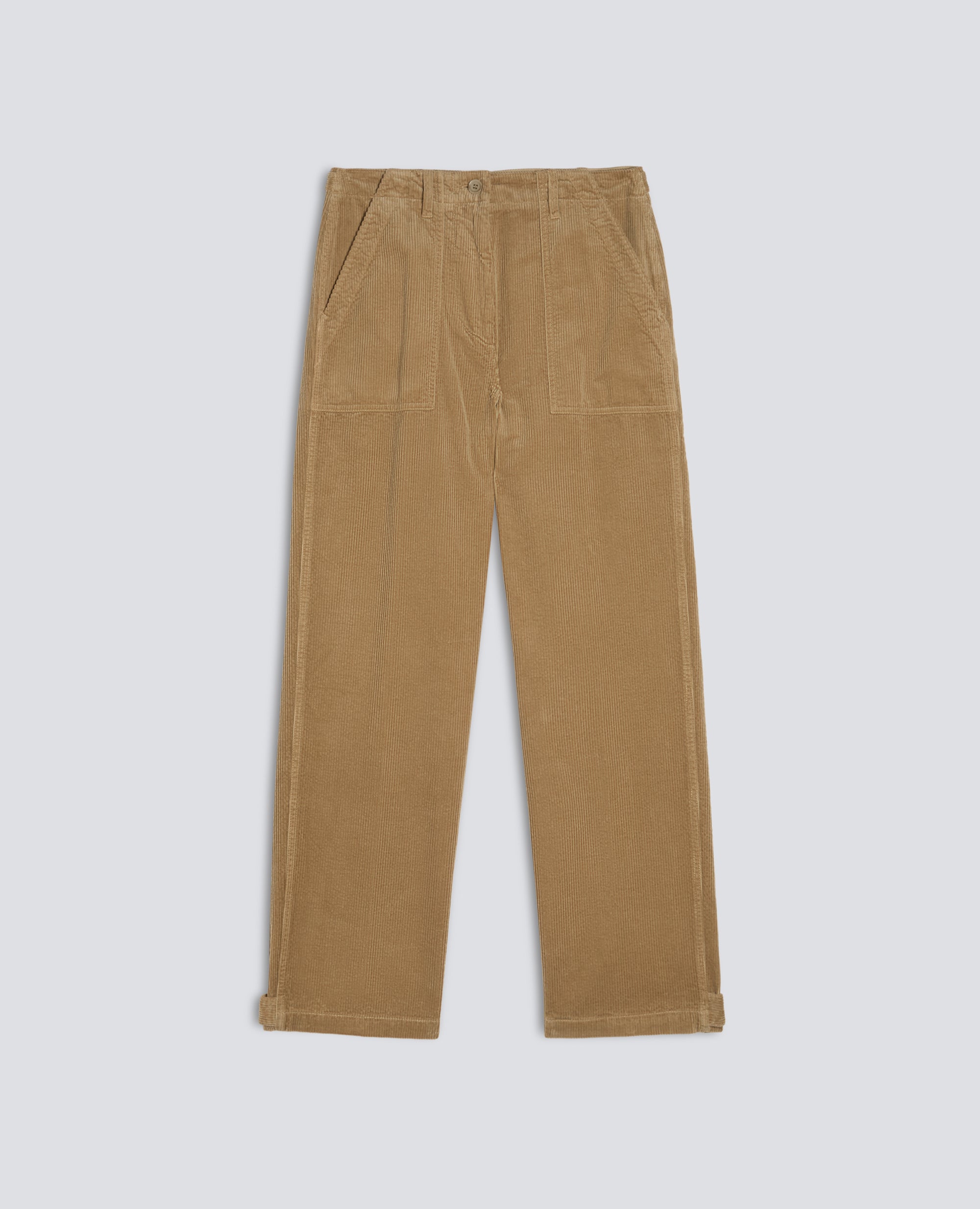 PANTALONE IN VELLUTO DI COTONE A COSTE 500 TINTO CAPO - BEIGE - ASPESI