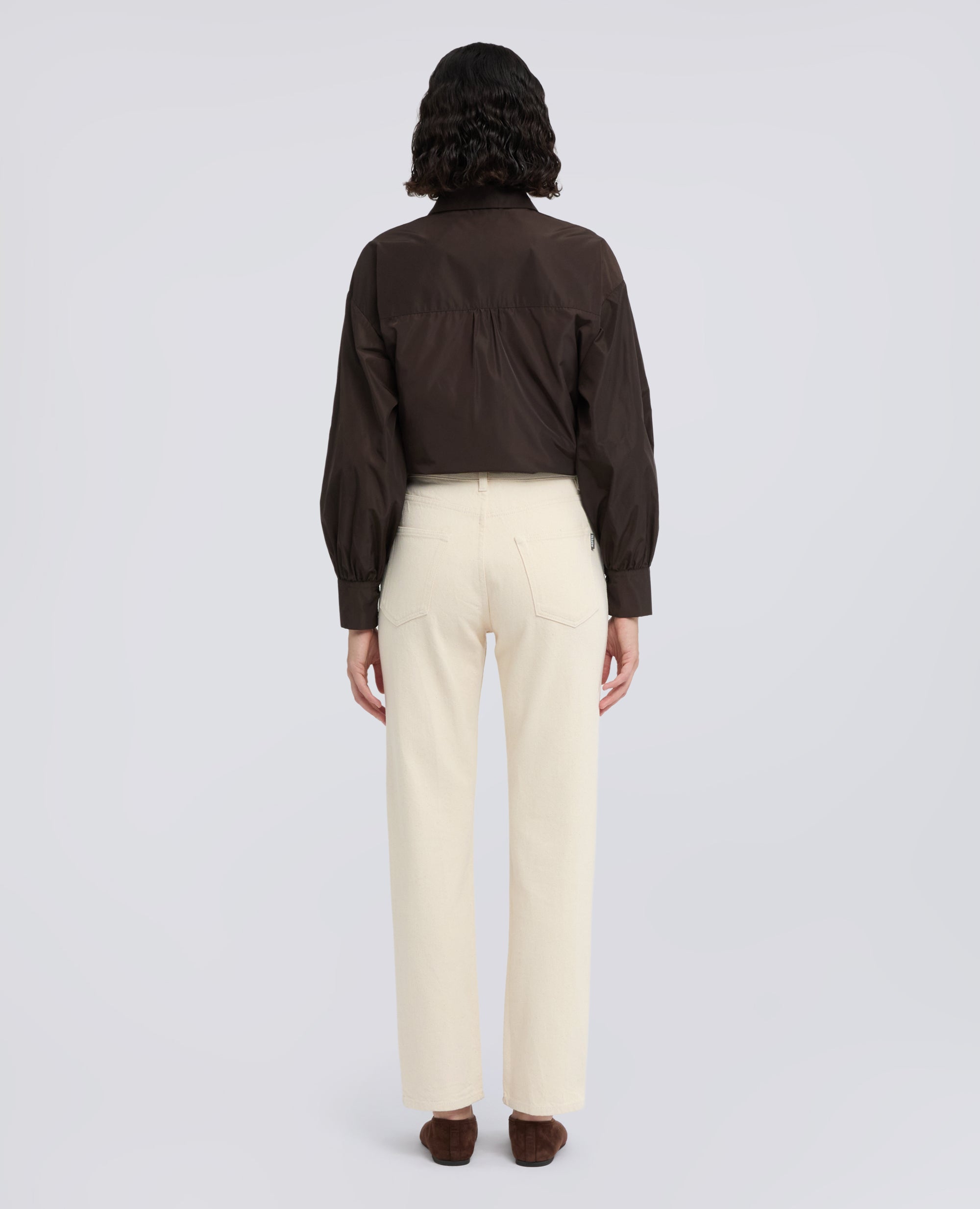 PANTALONE IN DENIM DI COTONE - BURRO - ASPESI