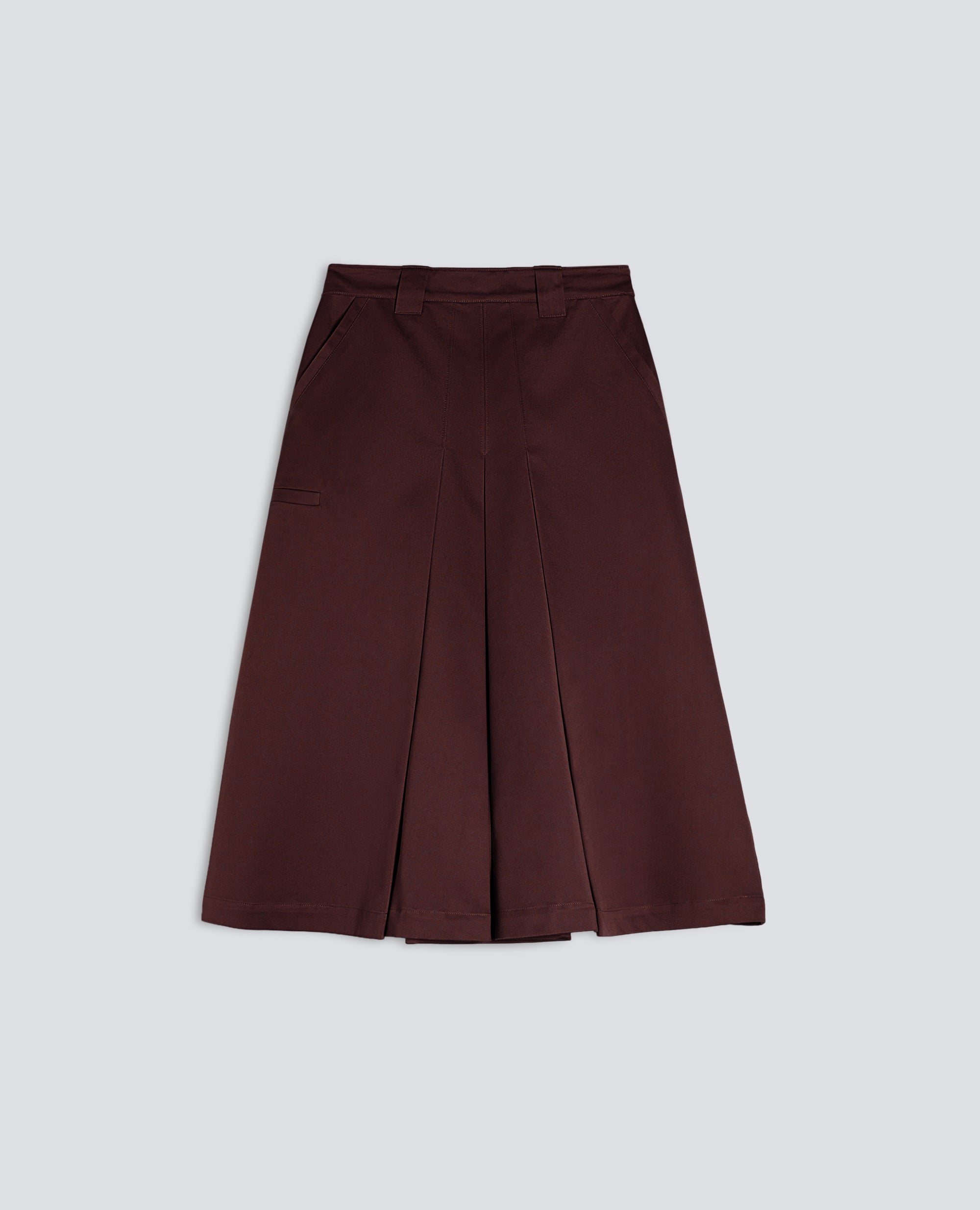FALDA EN GABARDINA DE LANA VIRGEN - BARBERA - ASPESI