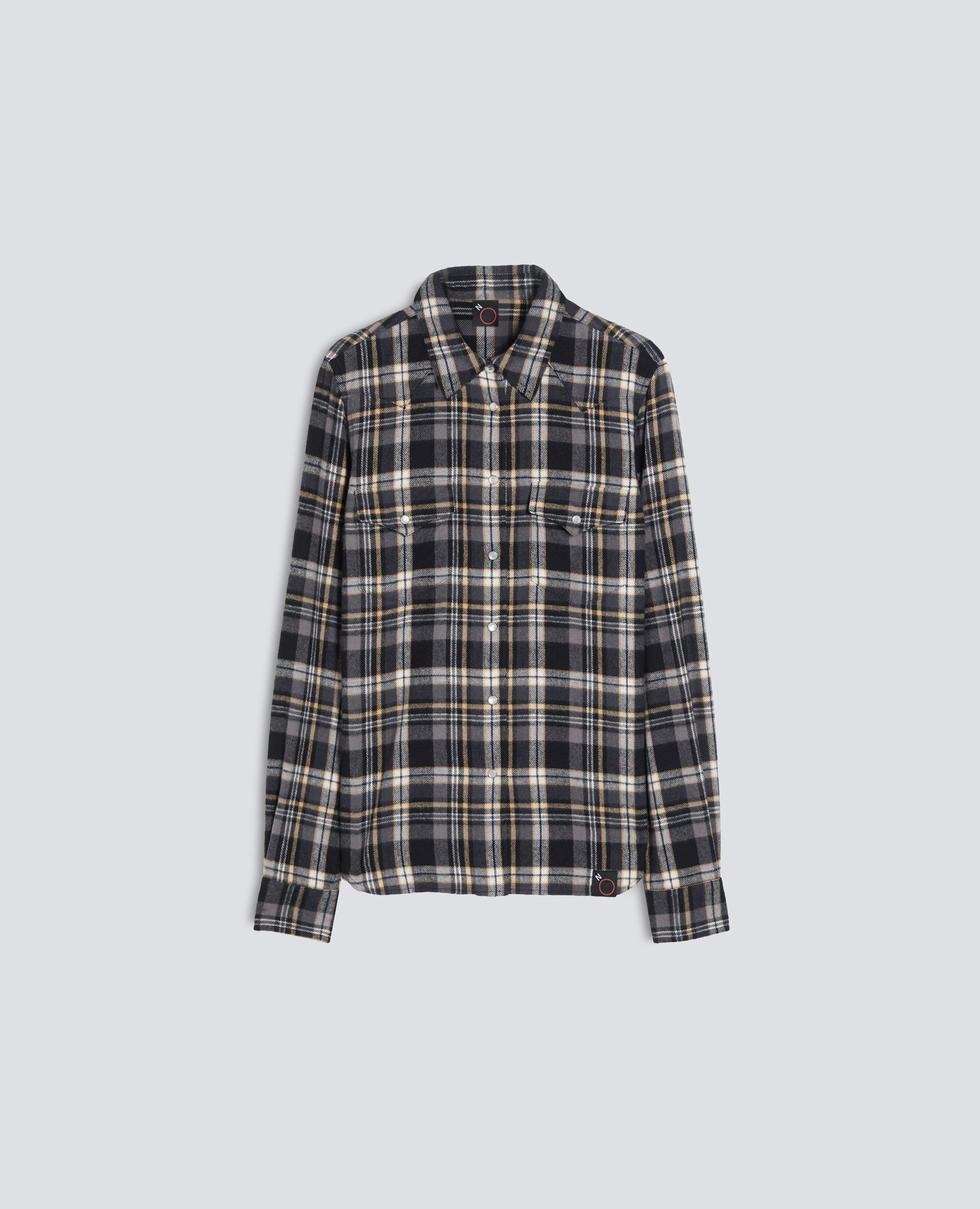 CAMICIA IN TWILL IN COTONE GARZATO - MULTICOLOR - ASPESI