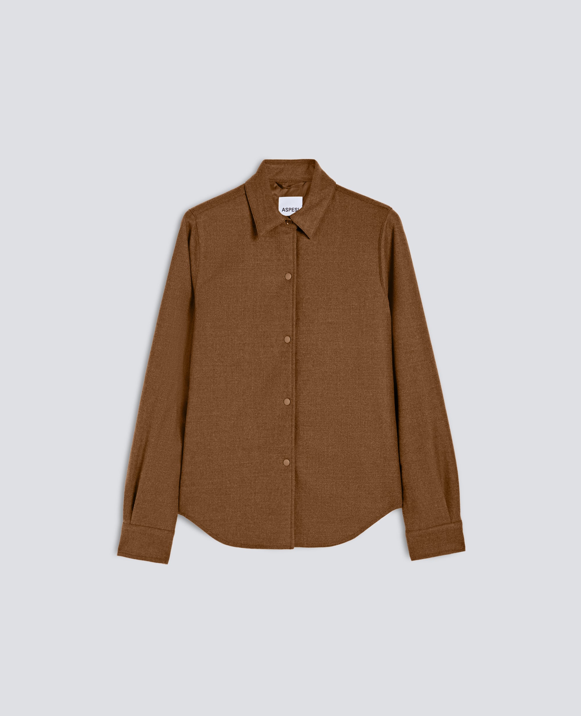 GIACCA CAMICIA GLUE - MARRONE - ASPESI