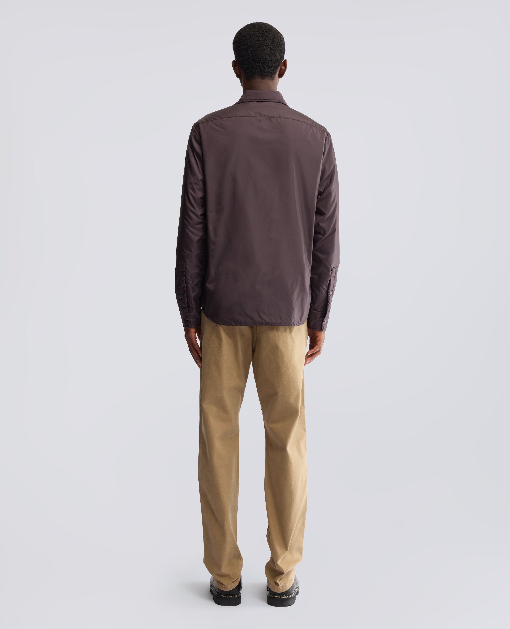 CAMISA DE NAILON ACOLCHADA - MARRON - ASPESI