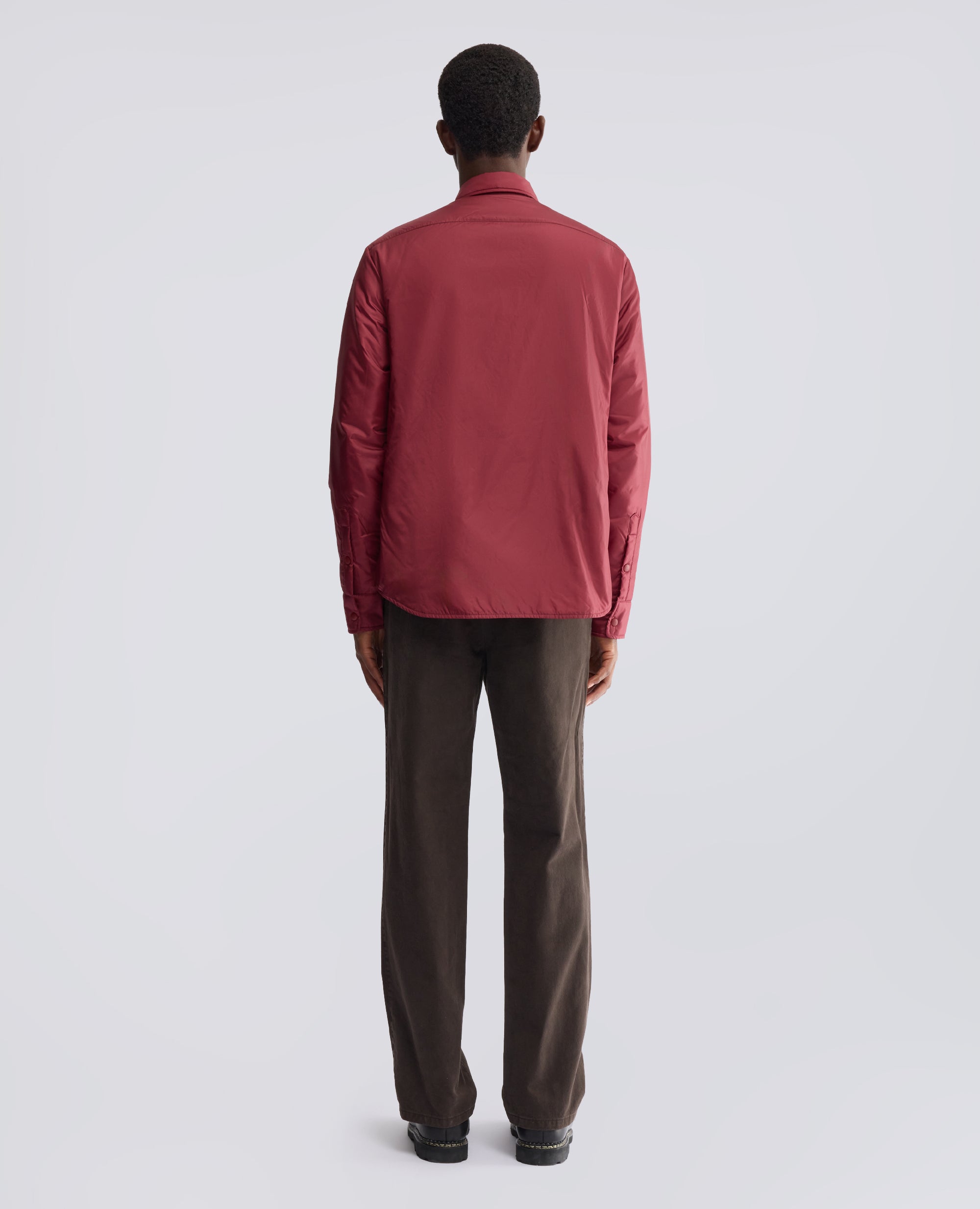 CAMICIA IN IN NYLON IMBOTTITA - ROSSO - ASPESI