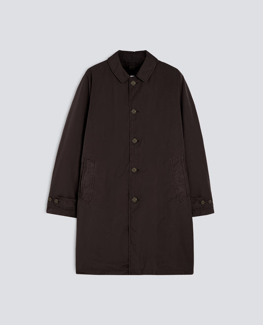 IMPERMEABLE VODKA II DE MEZCLA DE NAILON CON GUATA THERMORE® - MARRON - ASPESI