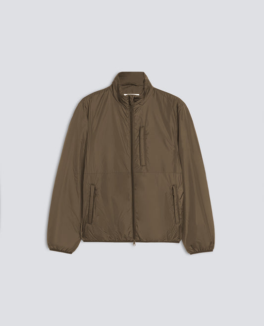 GIUBBOTTO IN NYLON IMBOTTITO CON OVATTA THERMORE - MILITAR
