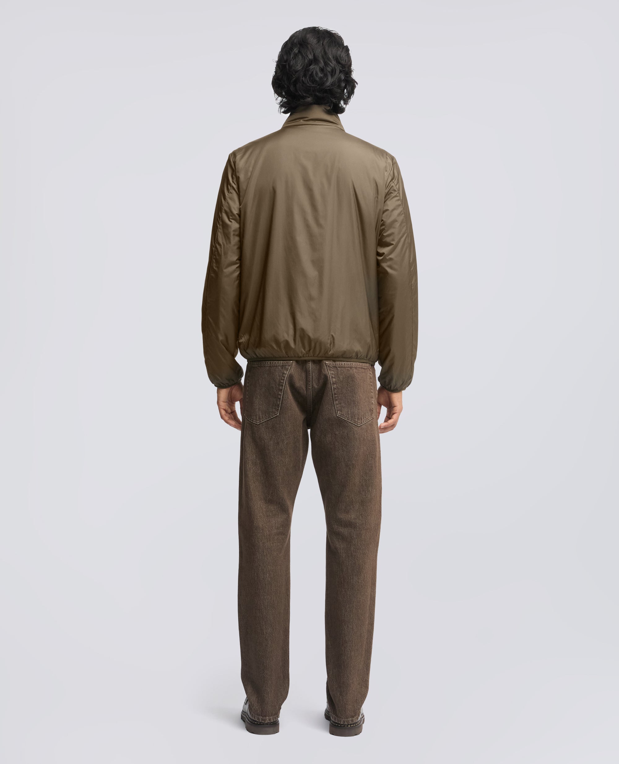 GIUBBOTTO IN NYLON IMBOTTITO CON OVATTA THERMORE - MILITARY - ASPESI