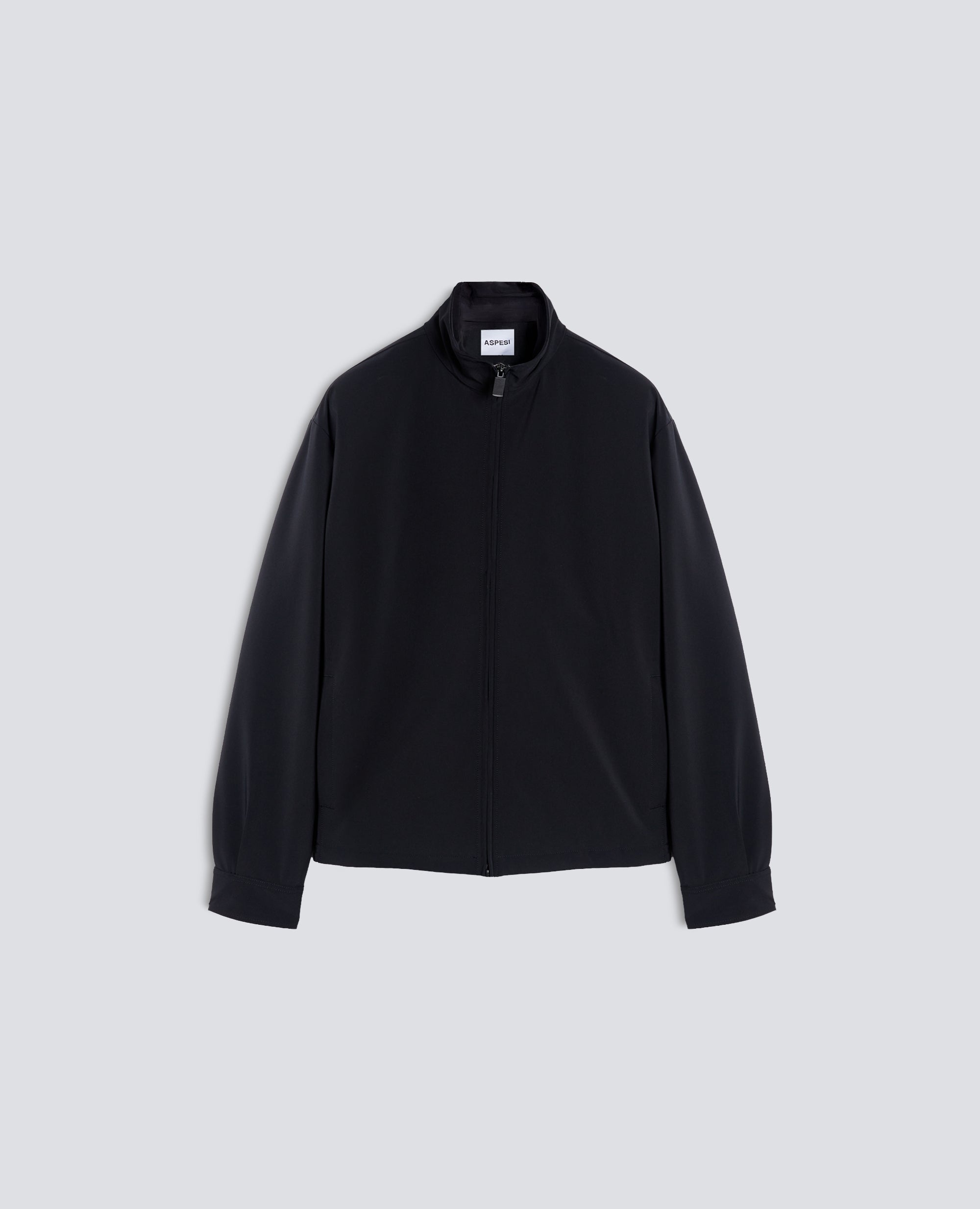 GIUBBOTTO TWILL DI POLIESTERE - NERO - ASPESI