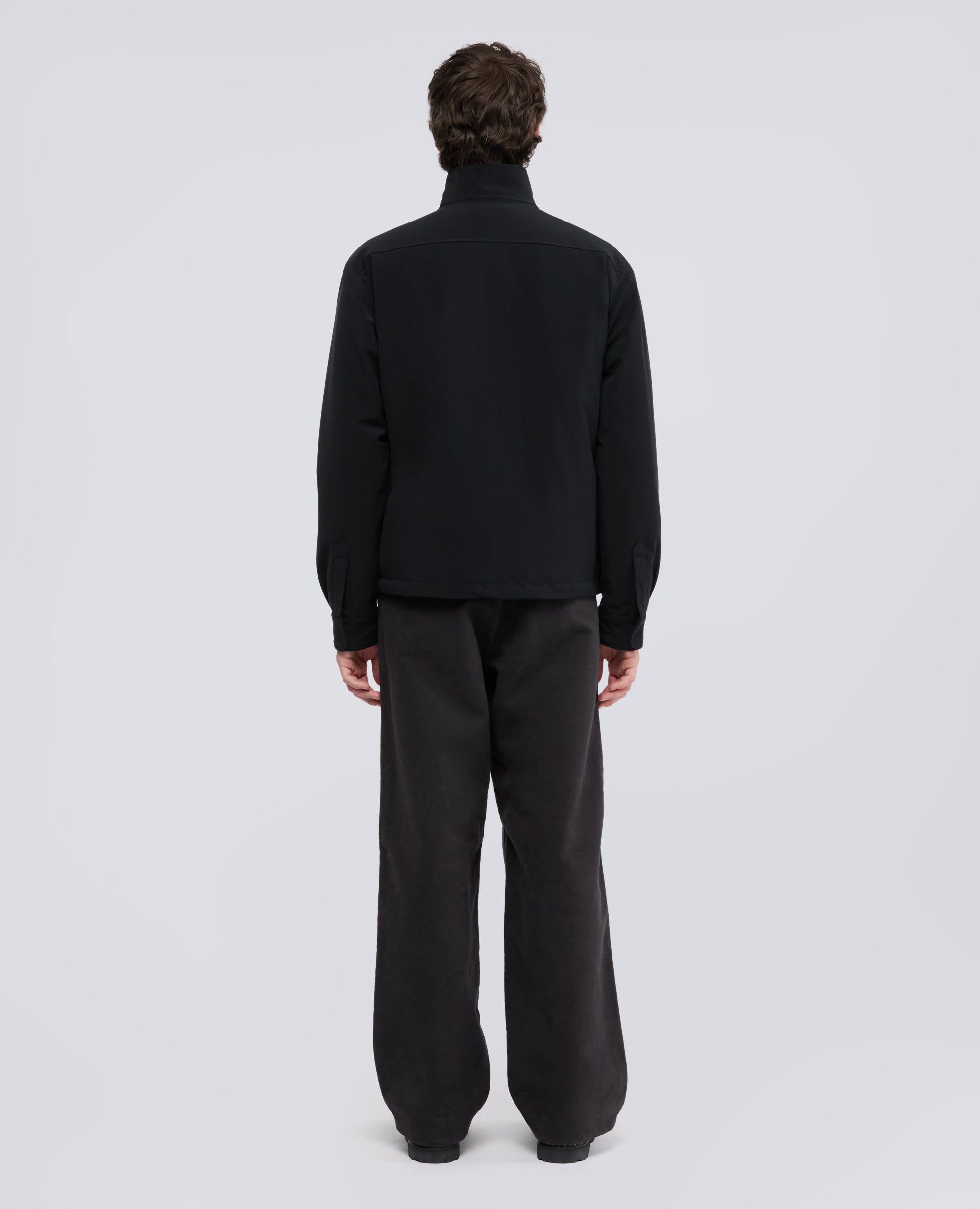 GIUBBOTTO TWILL DI POLIESTERE - NERO - ASPESI