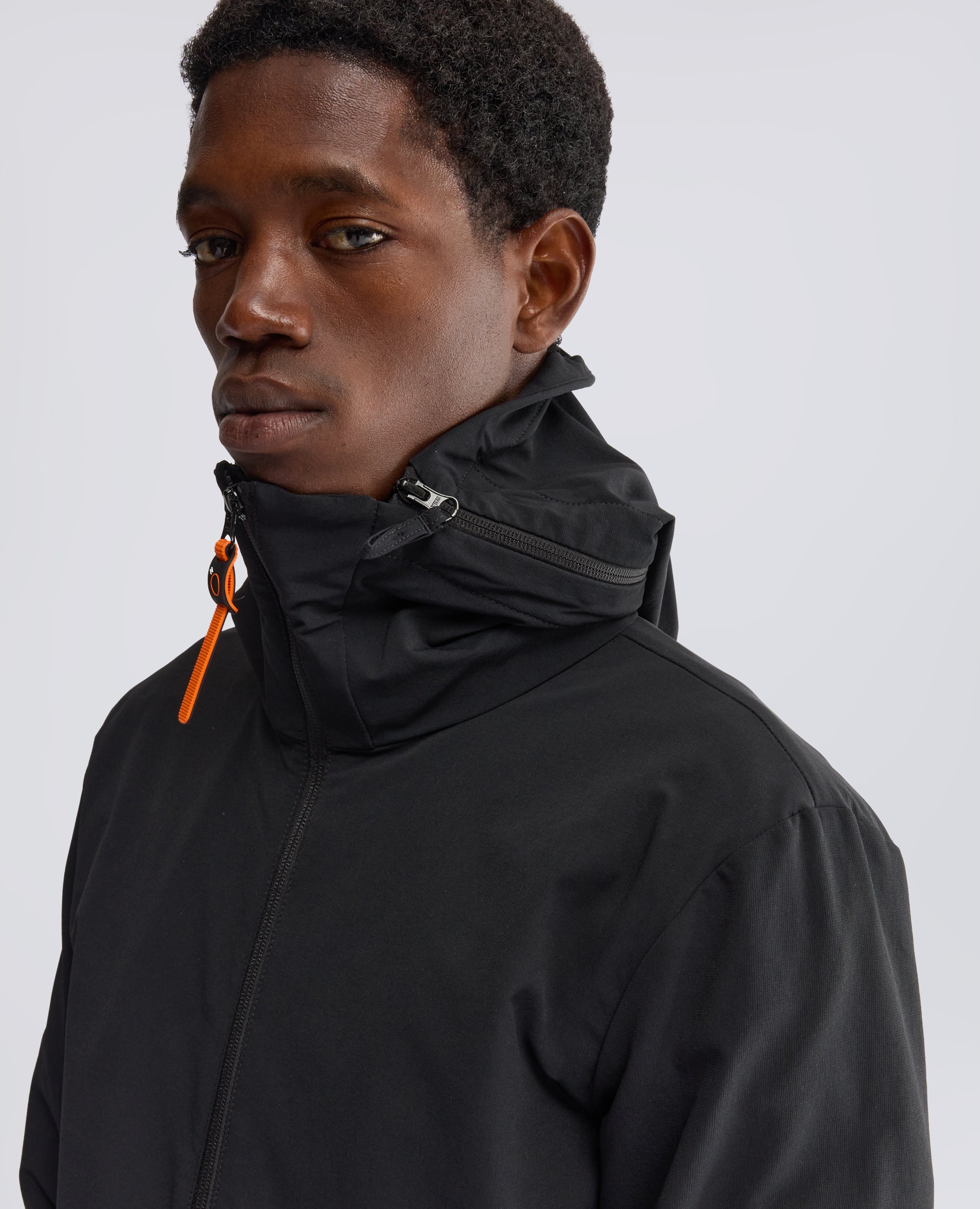 GIUBBOTTO SFODERATO IN NYLON COMFORT - NERO - ASPESI