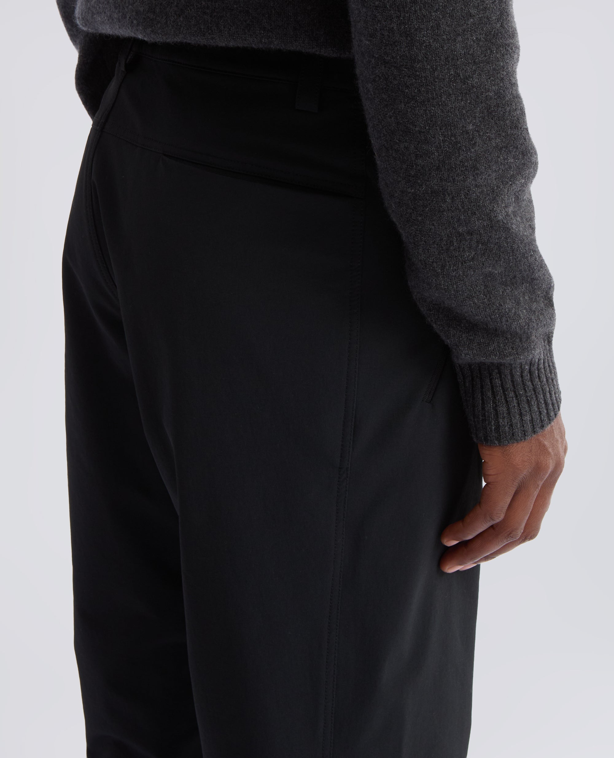 PANTALONE DA TREKKING IN NYLON COMFORT - NERO - ASPESI