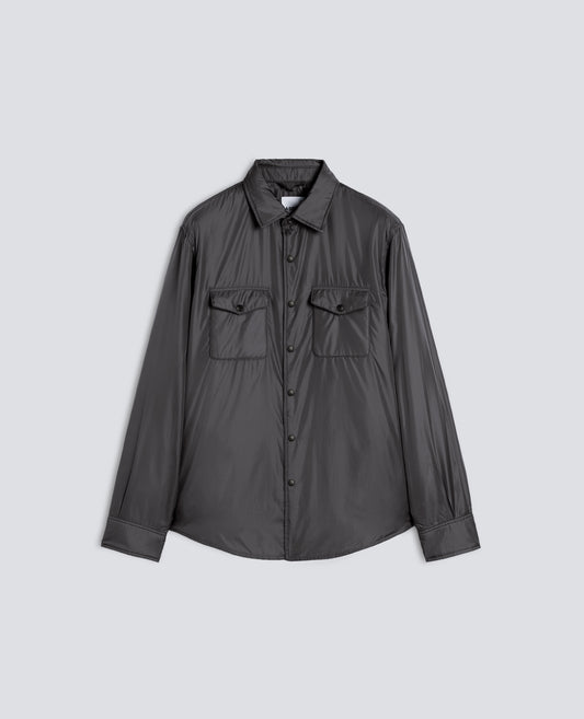 13PIU NYLON SHIRT WITH THERMORE® WADDING - GREY - ASPESI