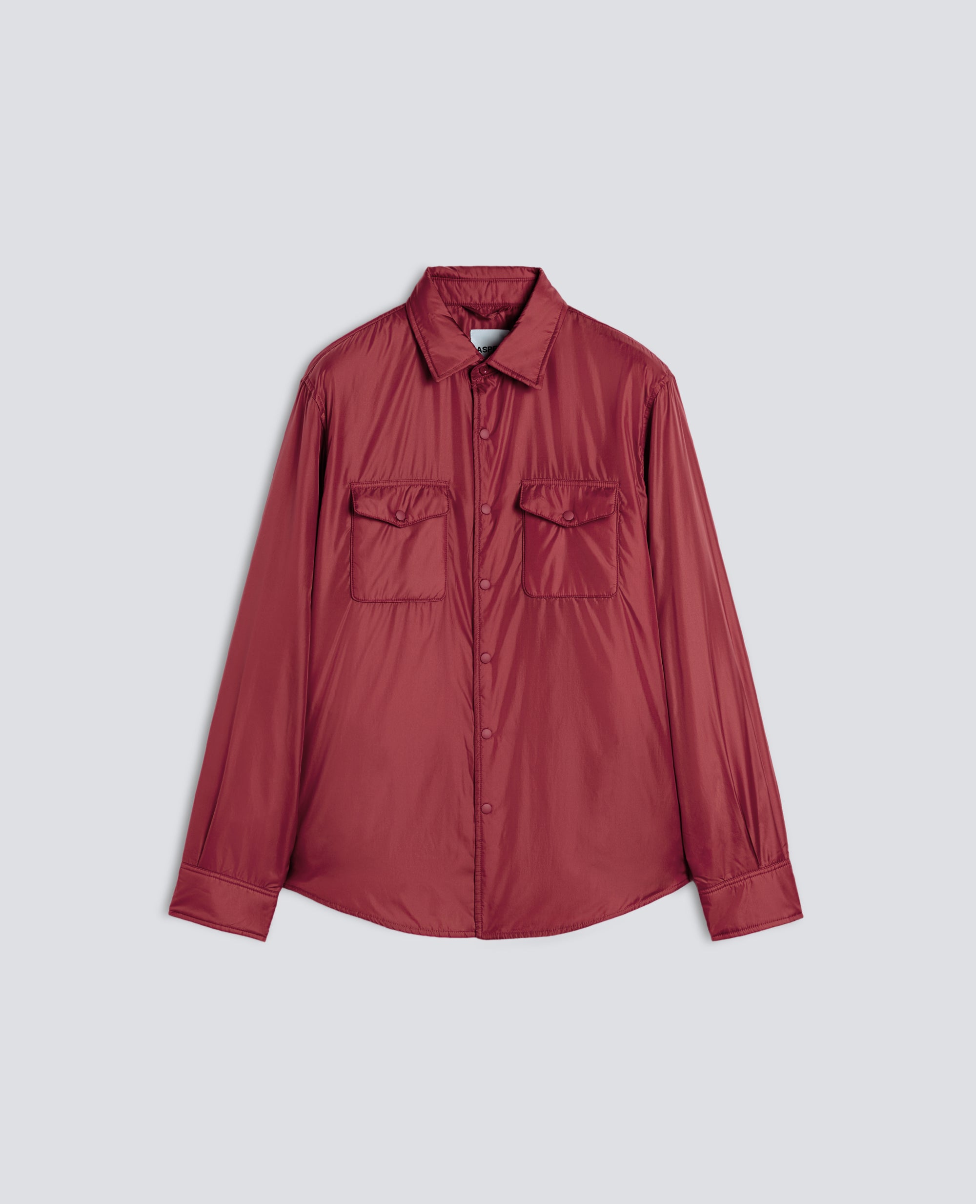 CAMICIA 13PIU IN NYLON CON OVATTA THERMORE® - ROSSO - ASPESI