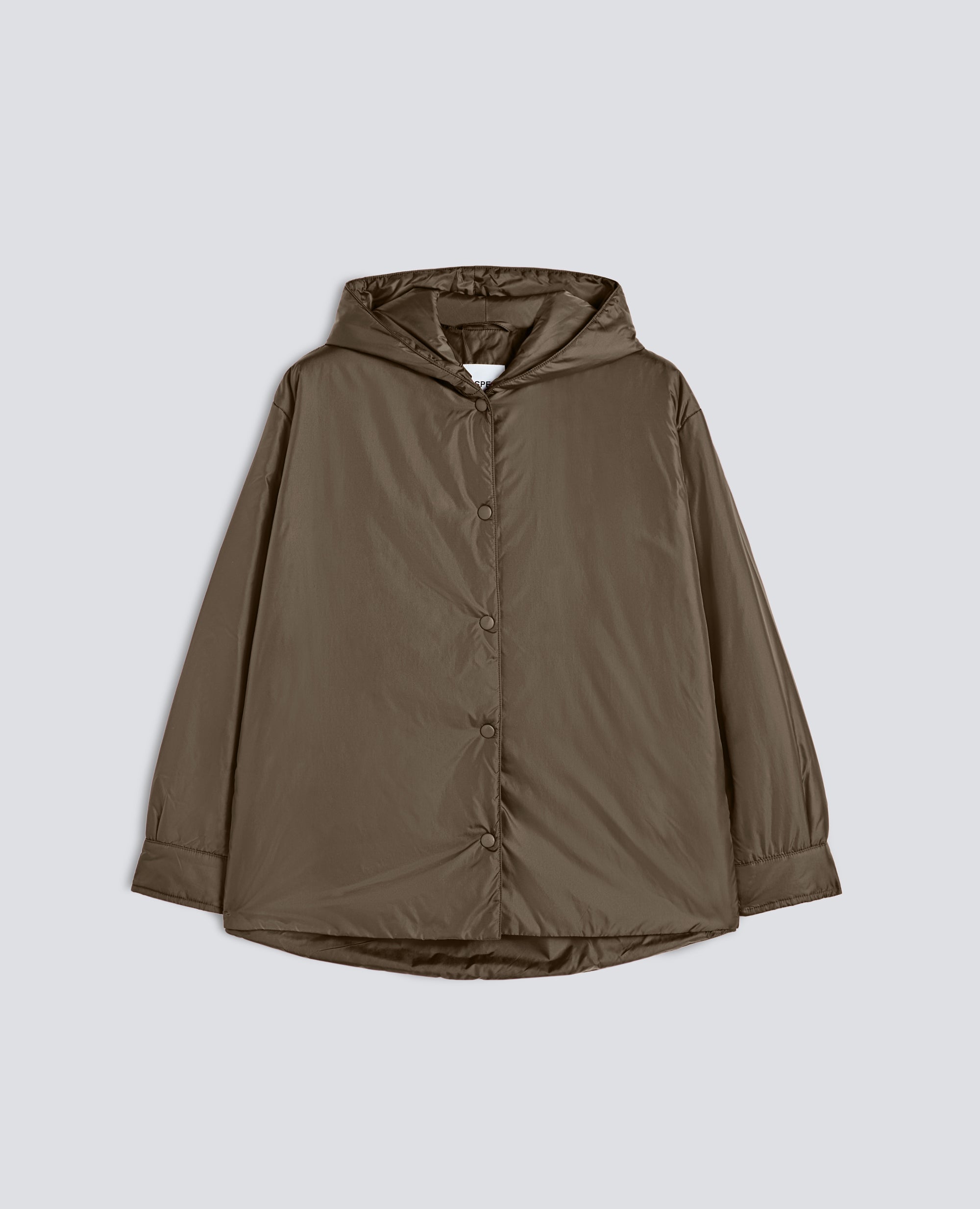 BLOUSON AUS NYLON, WATTIERT MIT THERMORE-WATTIERUNG - GRUN - ASPESI