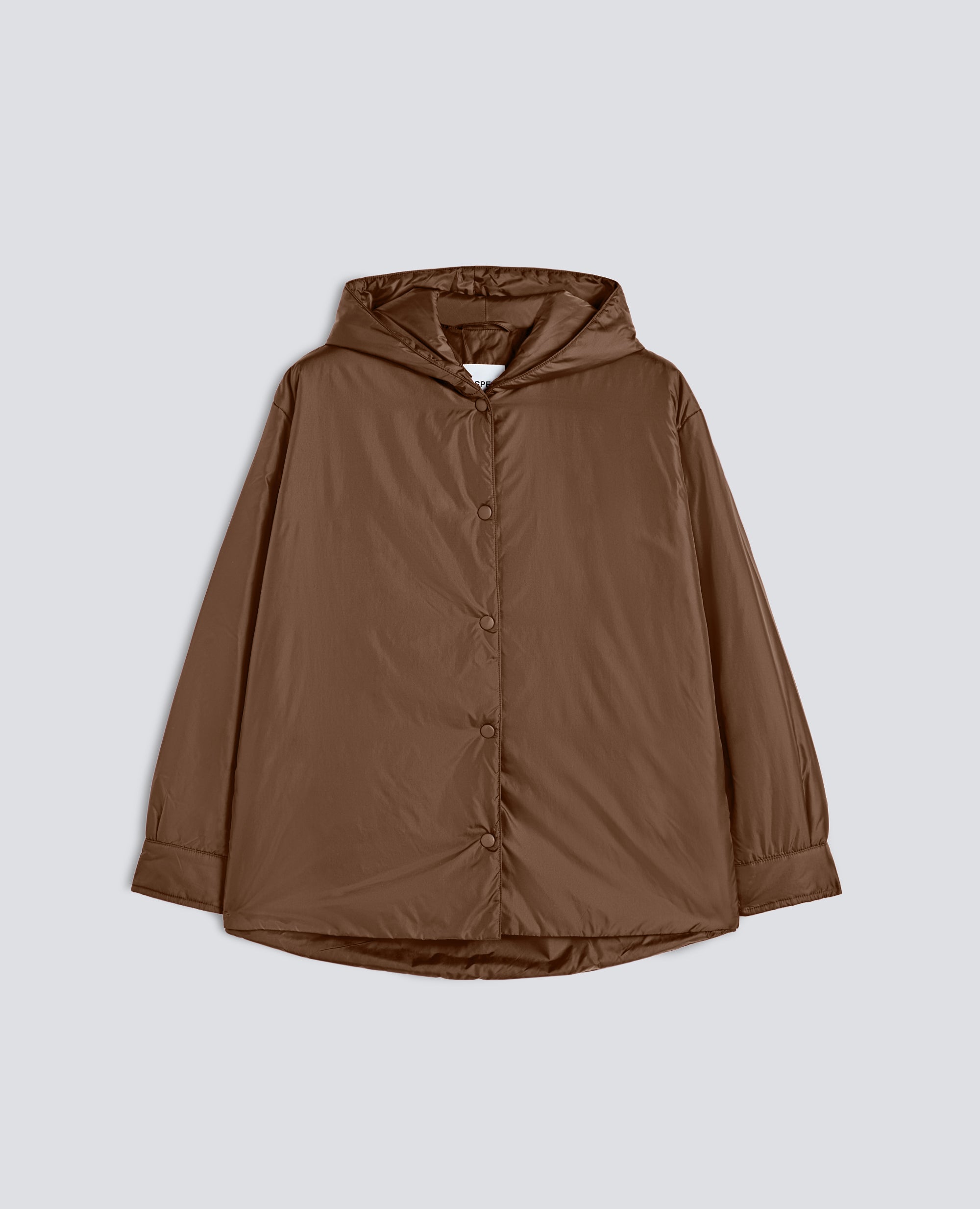 BLOUSON AUS NYLON, WATTIERT MIT THERMORE-WATTIERUNG - BRAUN - ASPESI