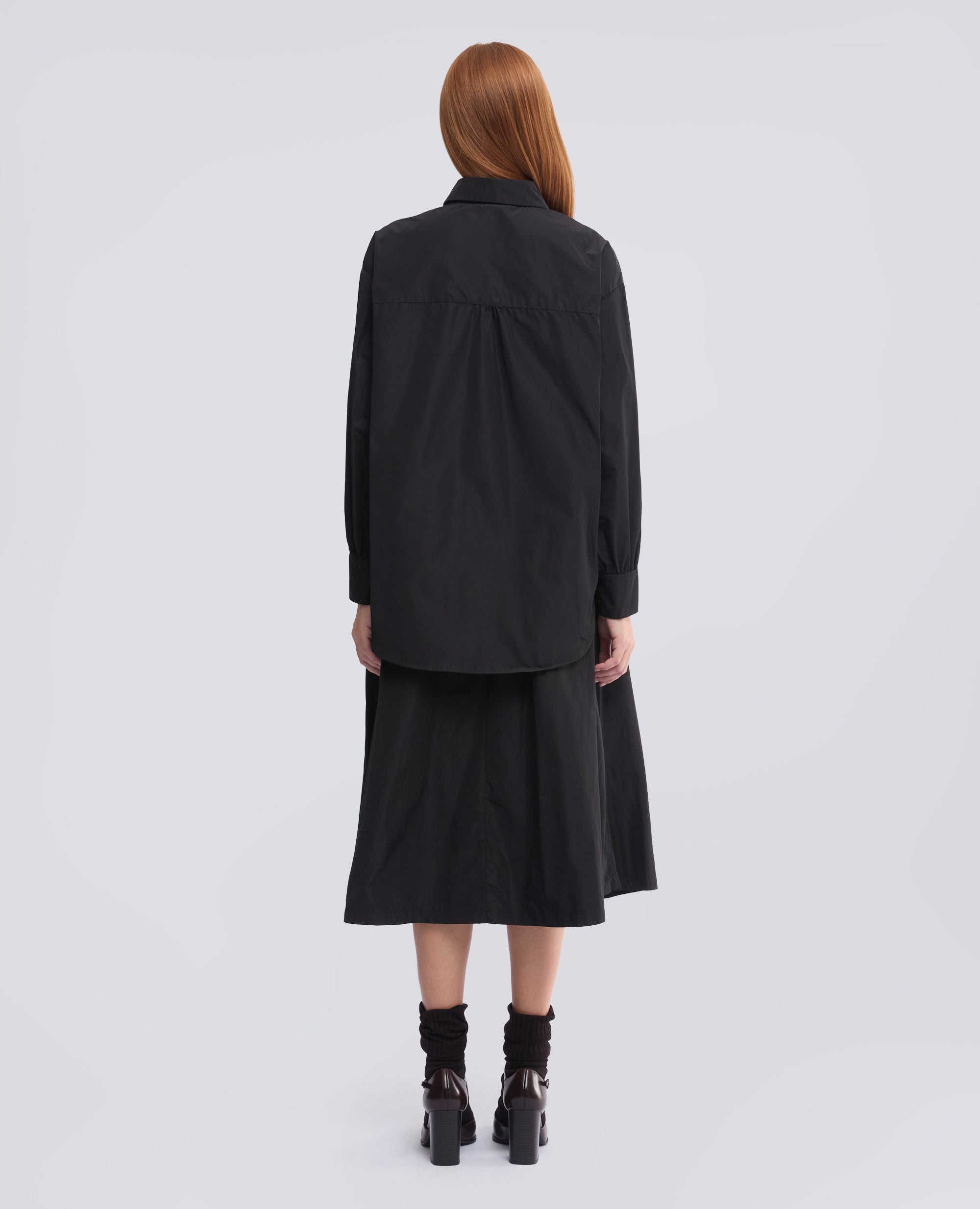 CAMICIA IN TESSUTO TECNICO - NERO - ASPESI