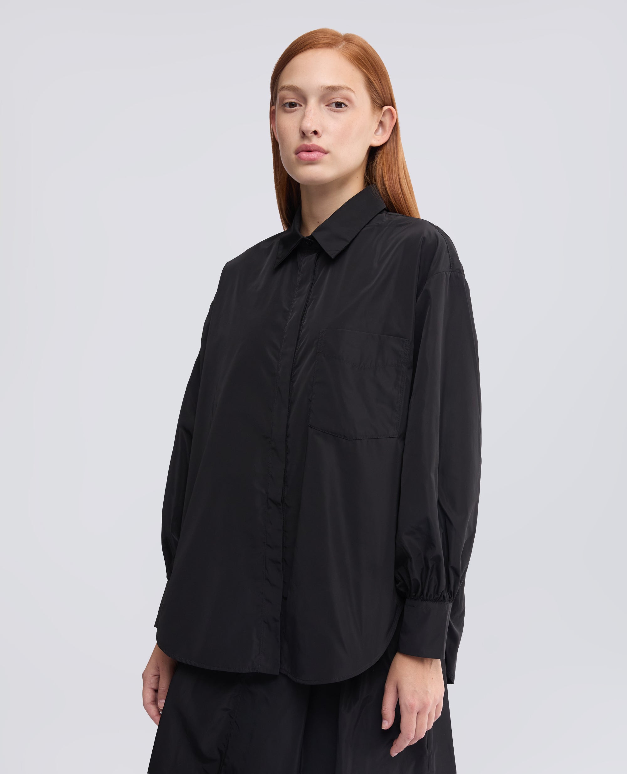 CAMICIA IN TESSUTO TECNICO - NERO - ASPESI