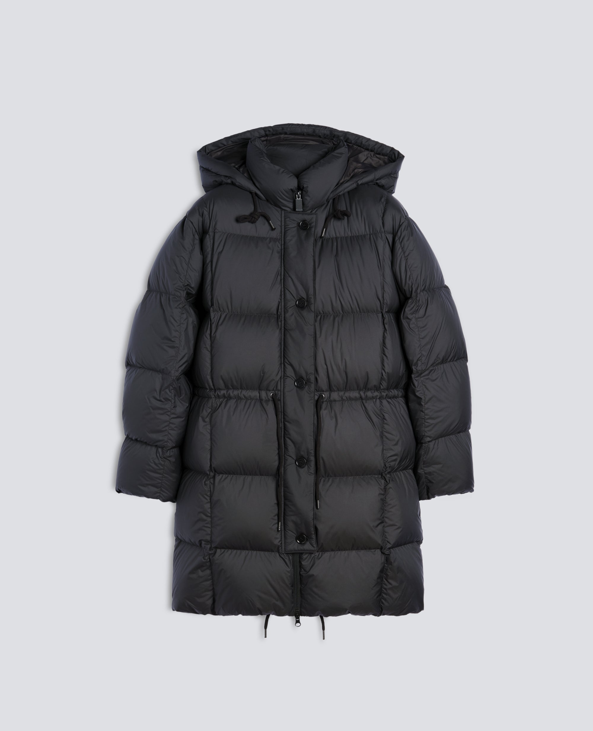 CAPPOTTO IN MICROFIBRA CON IMBOTTITURA - NERO - ASPESI