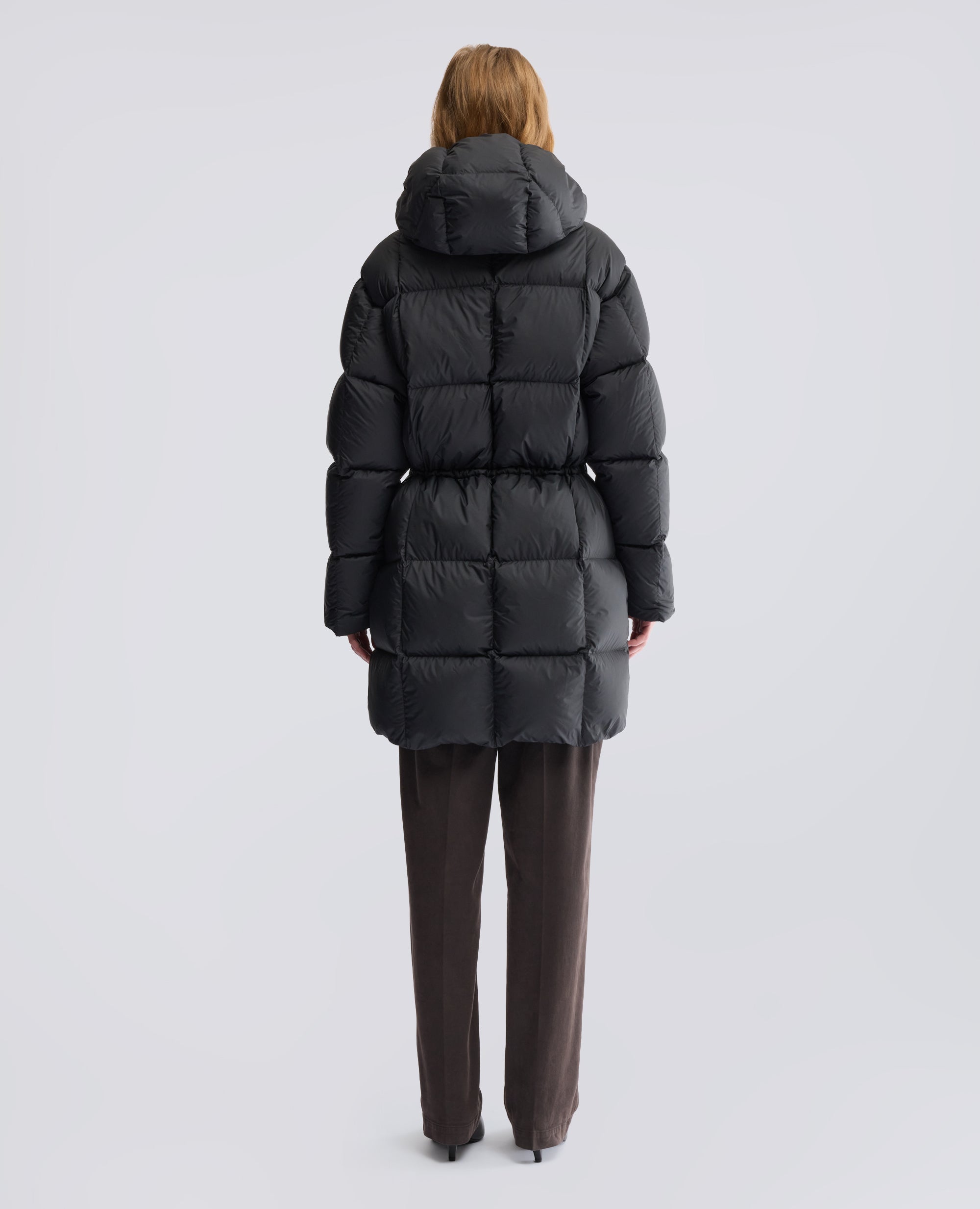 CAPPOTTO IN MICROFIBRA CON IMBOTTITURA - NERO - ASPESI