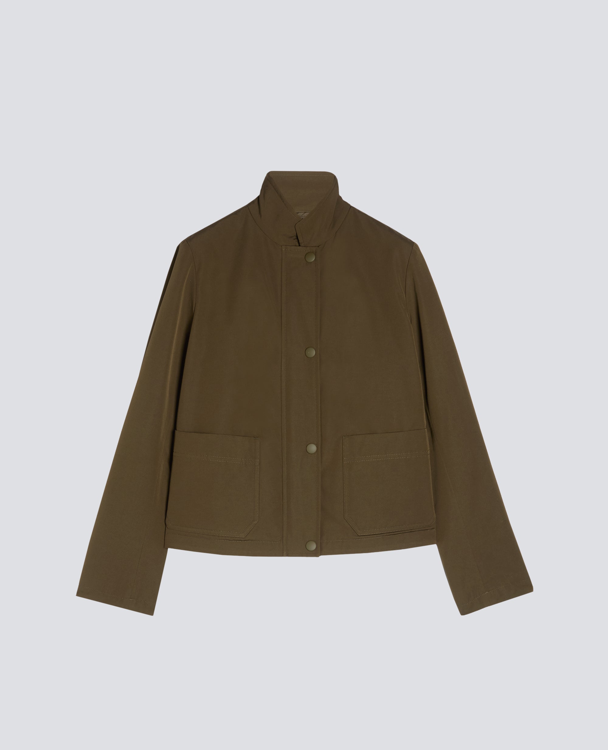 JACKE AUS BAUMWOLLMISCH-SEGELTUCH - MILITAR - ASPESI