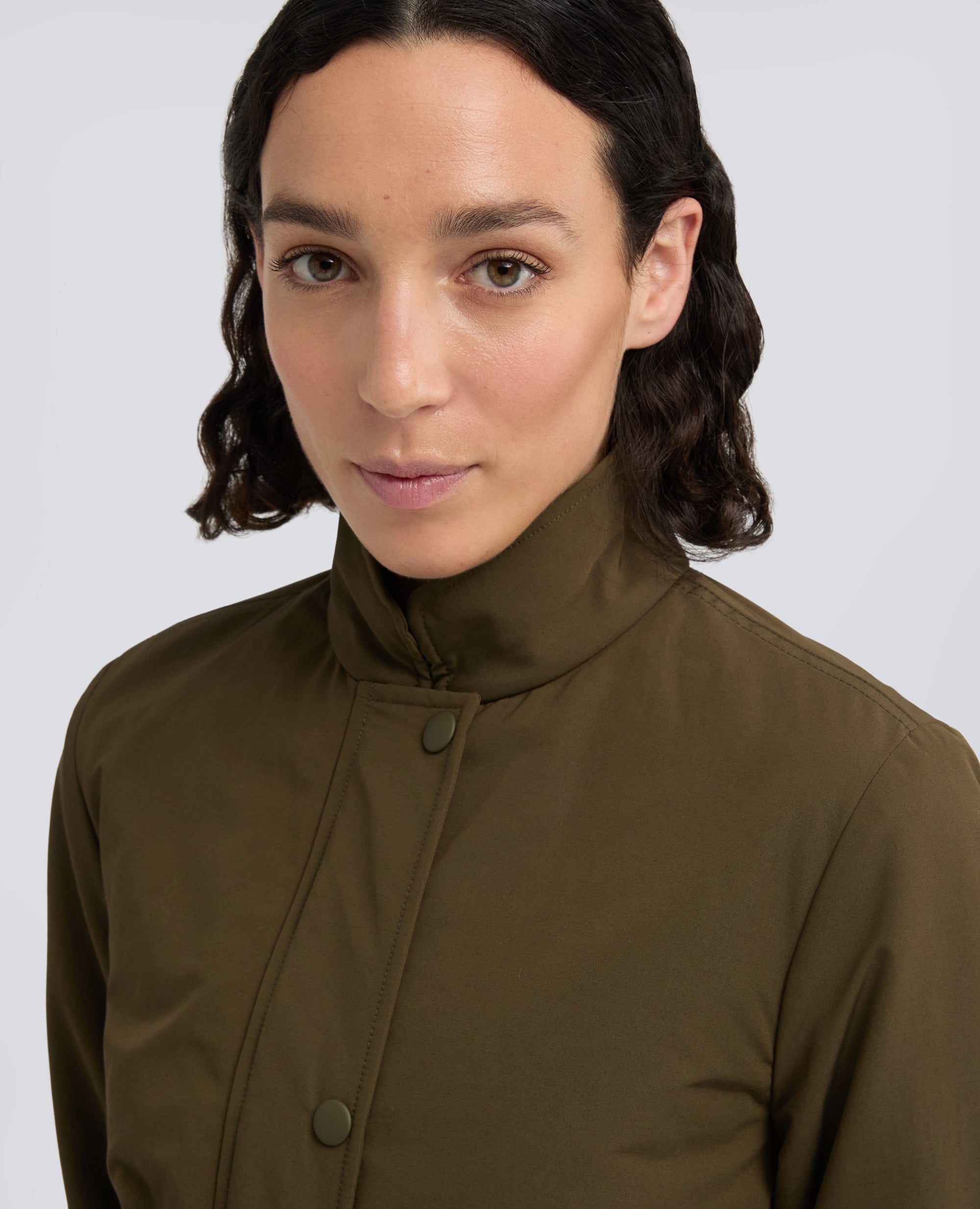 JACKE AUS BAUMWOLLMISCH-SEGELTUCH - MILITAR - ASPESI