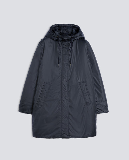 PARKA IN NYLON IMBOTTITO CON OVATTA - BLU - ASPESI