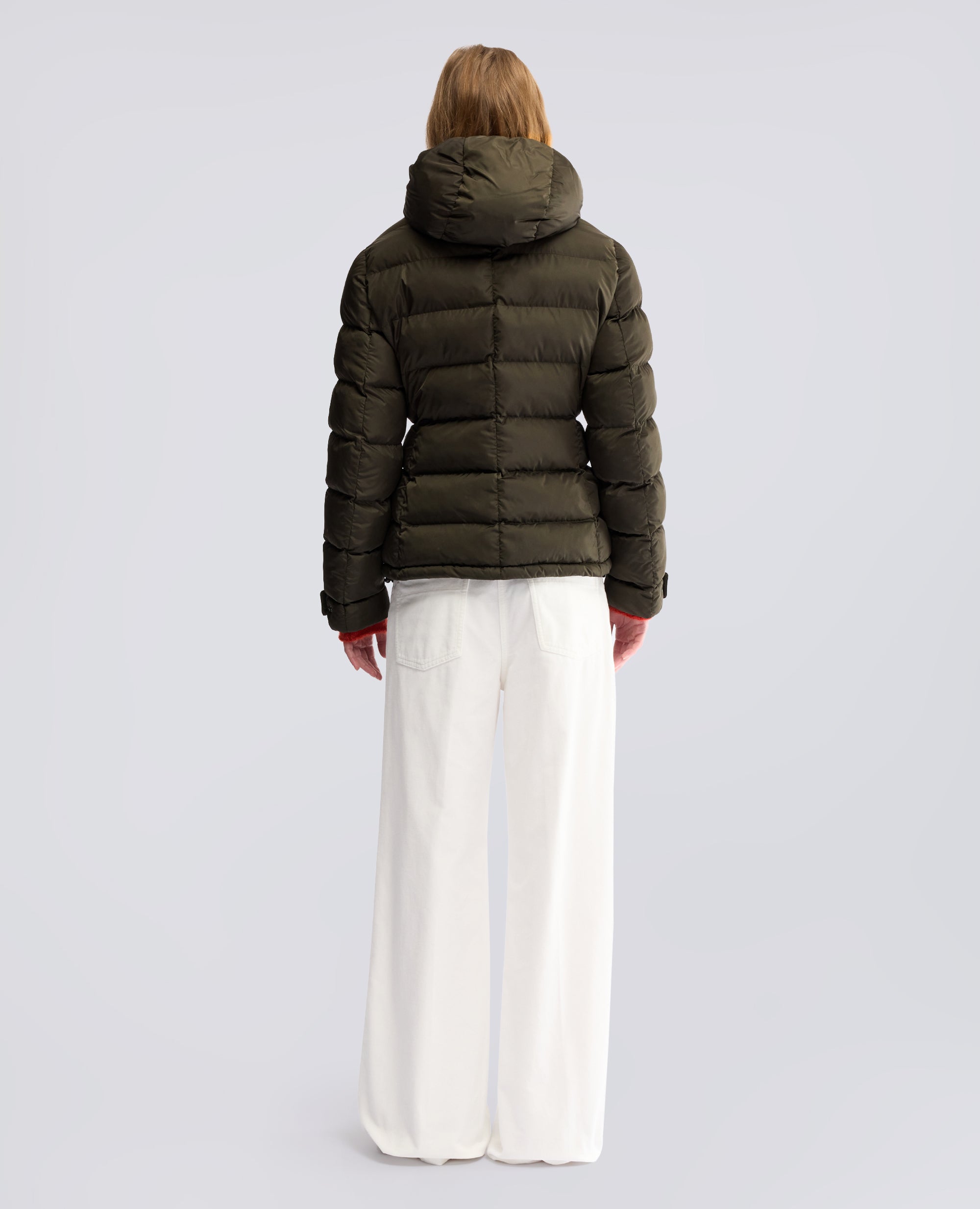 GESTEPPTES BLOUSON AUS NYLON, WATTIERT MIT WATTIERUNG - GRUN - ASPESI