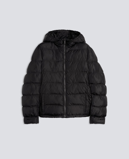 GESTEPPTES BLOUSON AUS NYLON, WATTIERT MIT WATTIERUNG - SCHWARZ - ASPESI