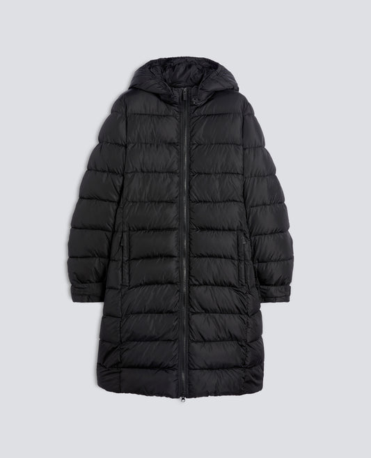 CAPPOTTO TRAPUNTATO IN NYLON RICICLATO - NERO - ASPESI