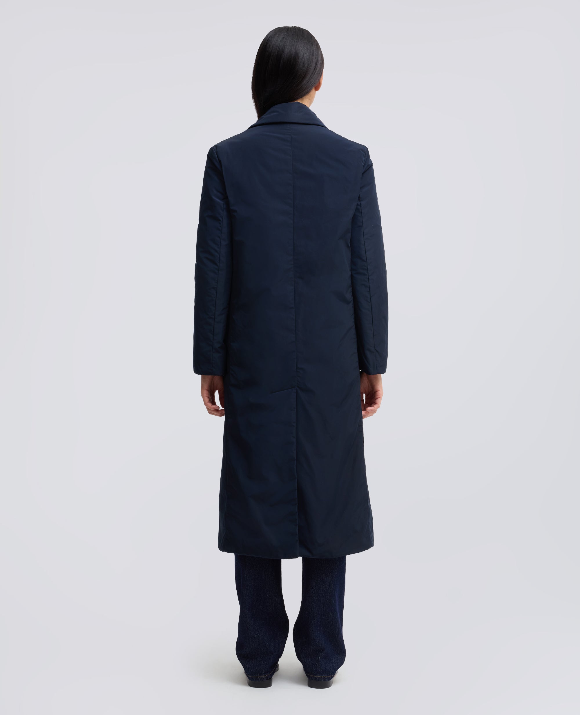 CAPPOTTO TECNICO IMBOTTITO IN OVATTA THERMORE - BLU - ASPESI
