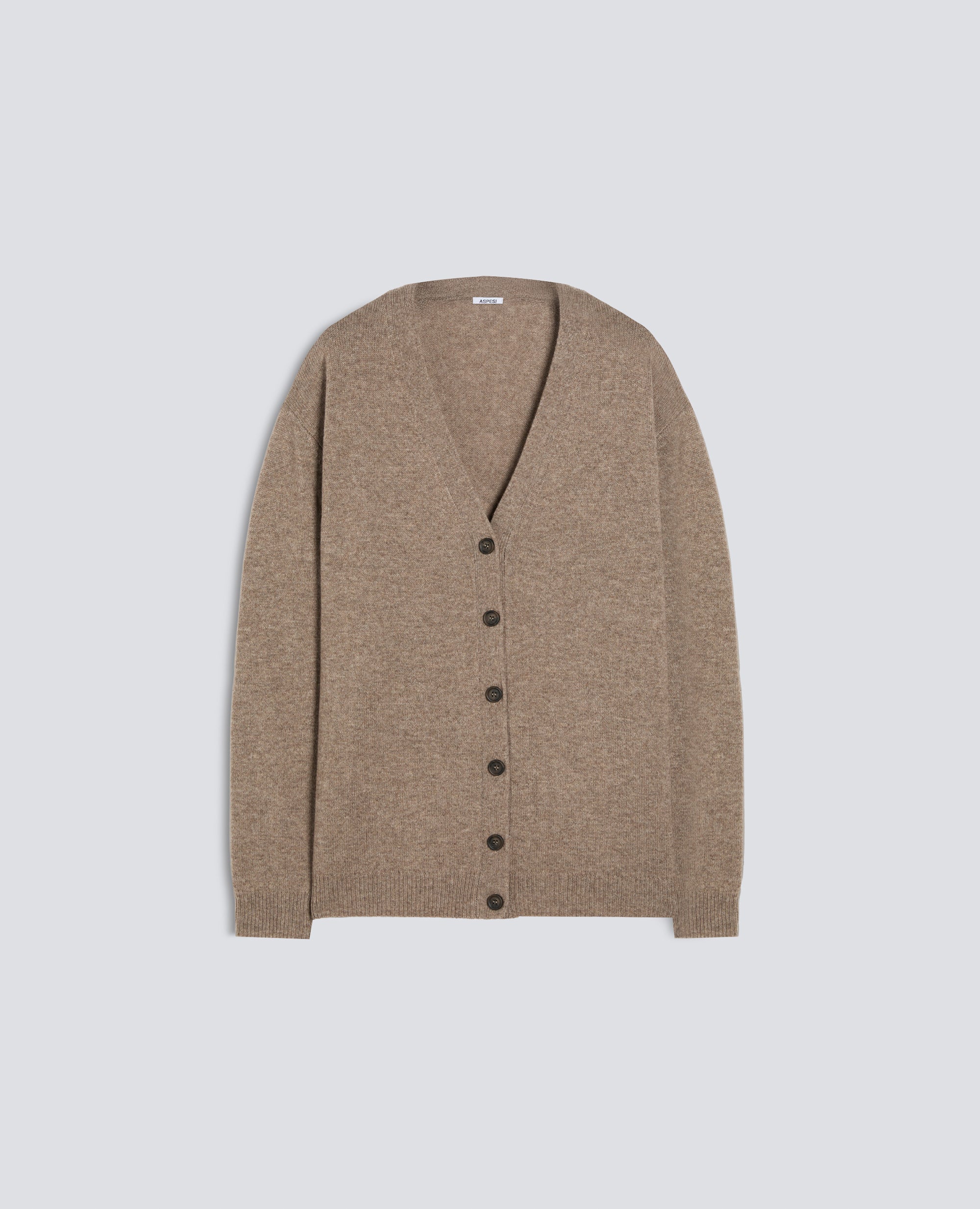 CARDIGAN IN LANA, YAK E CASHMERE - TOURTERELLE - ASPESI