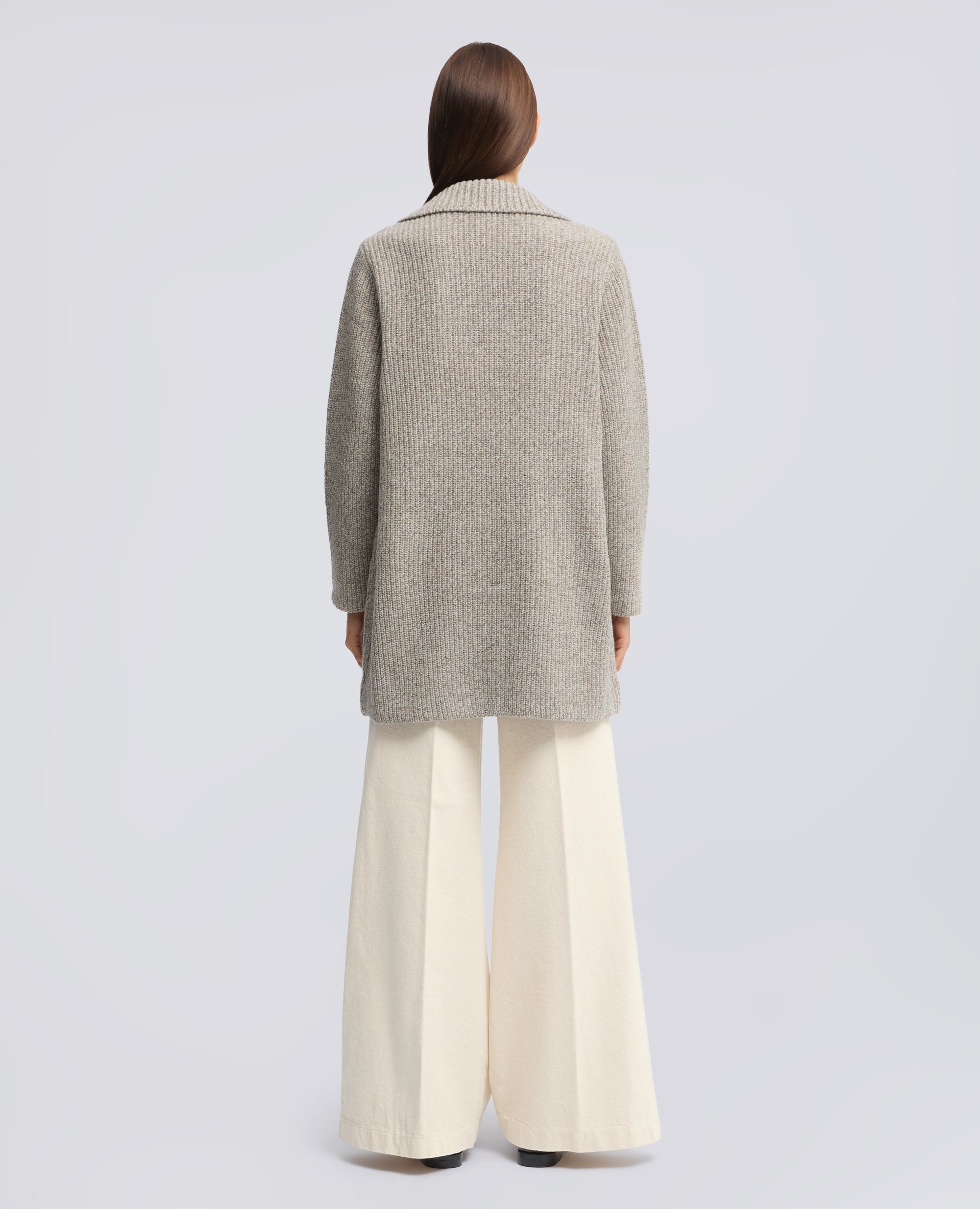 CAPPOTTO IN LANA - TAUBENGRAU - ASPESI