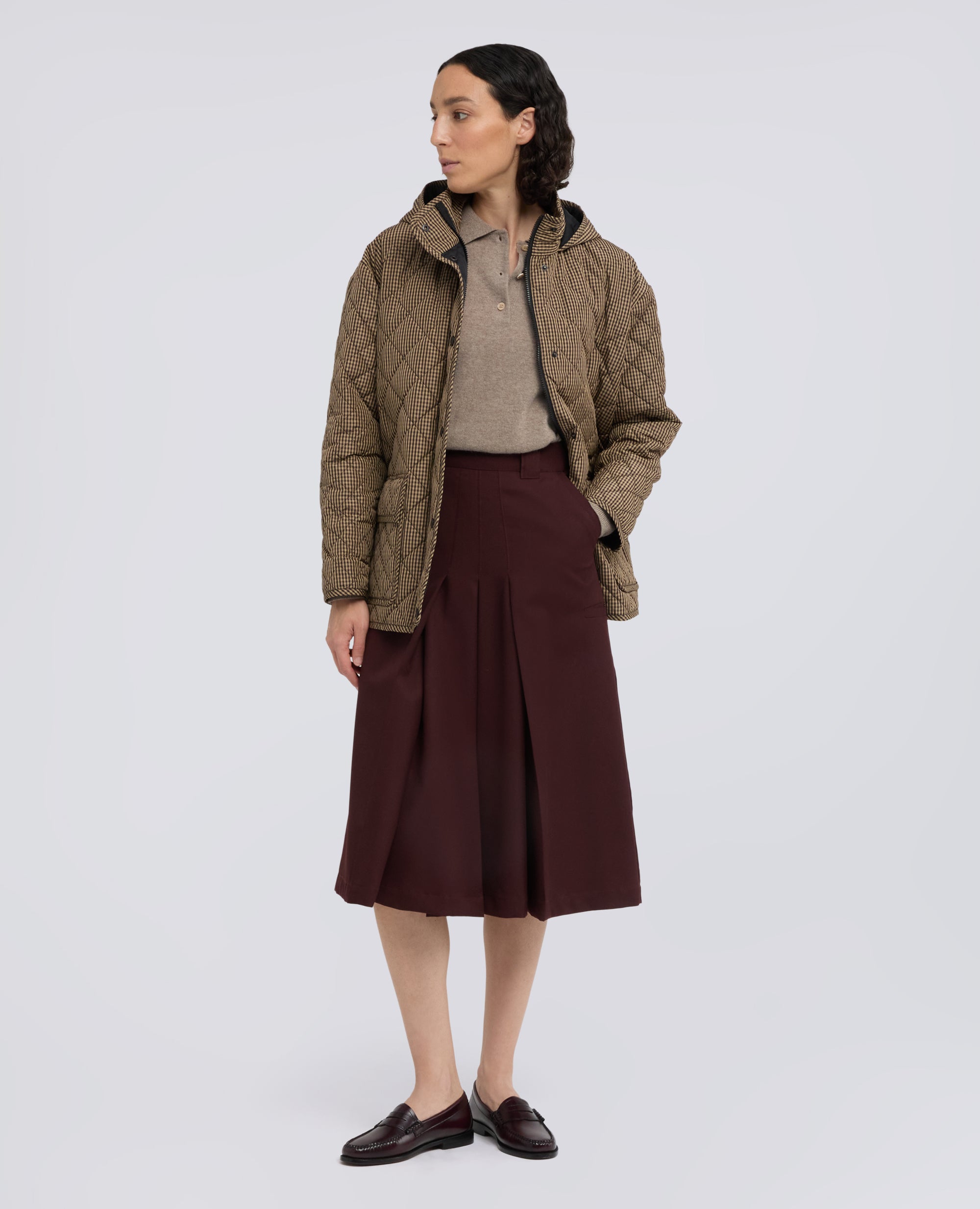 POLO IN LANA E CASHMERE - TAUBENGRAU - ASPESI