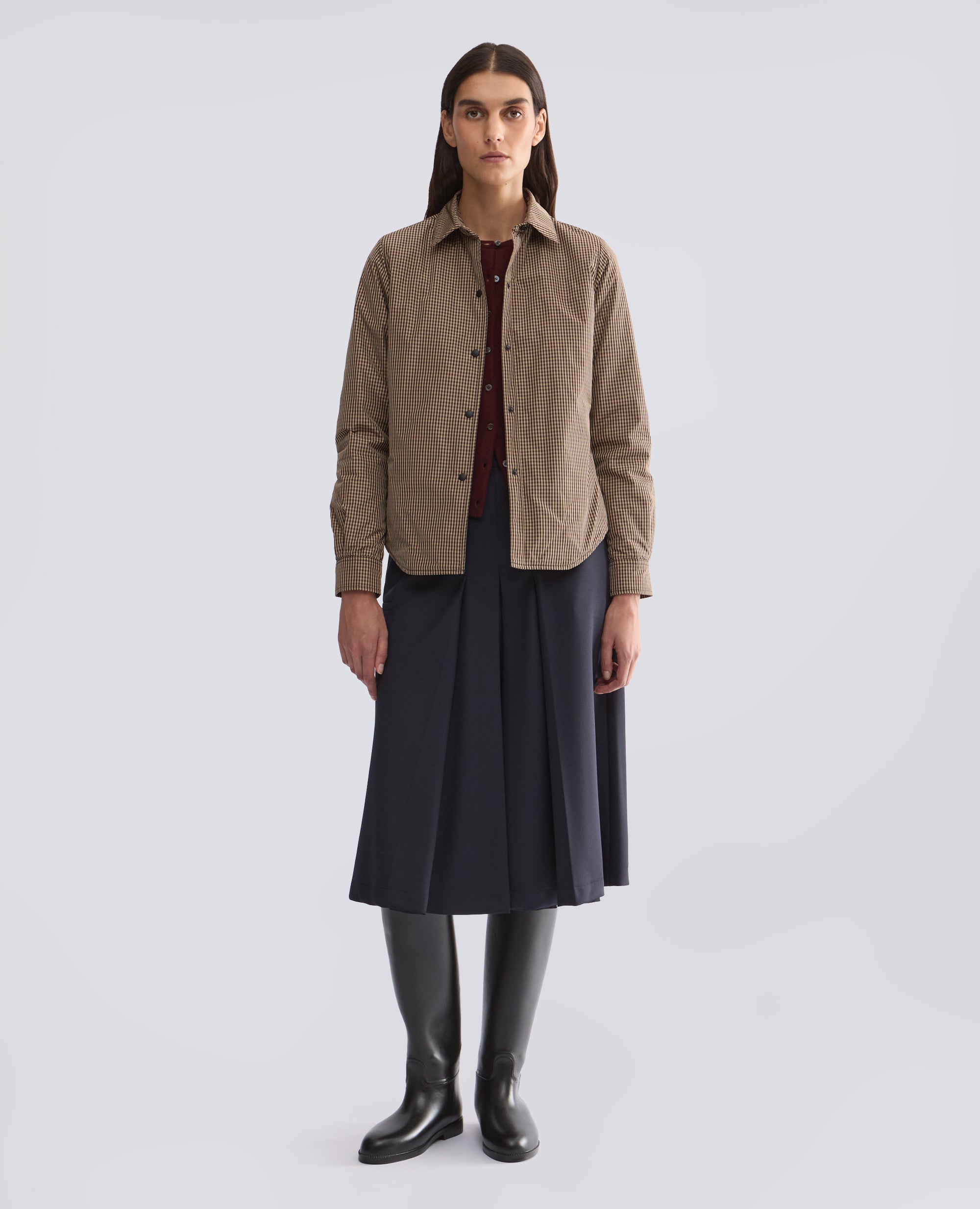 CARDIGAN IN PURO CASHMERE - ROSSO - ASPESI