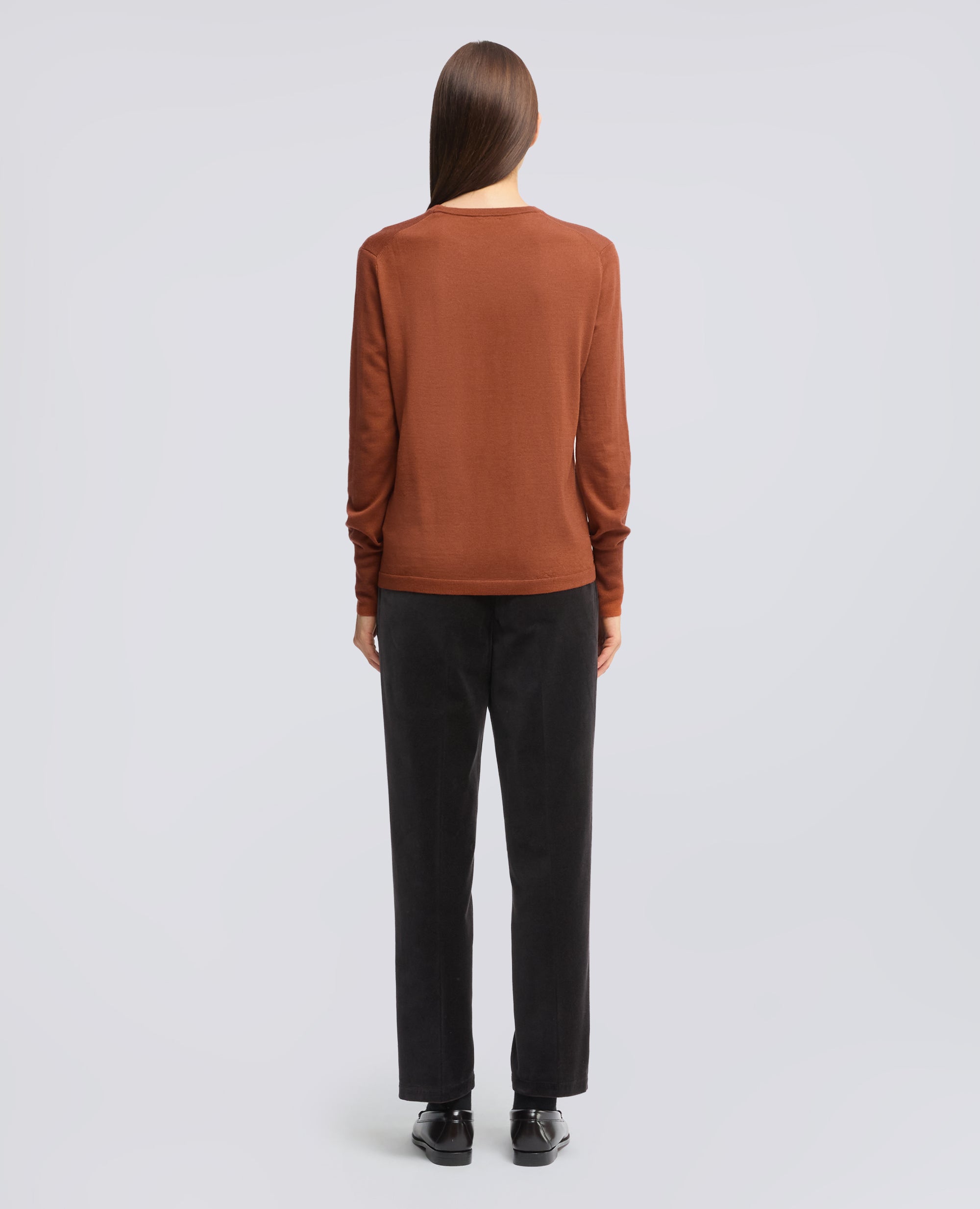 MAGLIA GIROCOLLO IN LANA MERINOS - ZUCCA - ASPESI