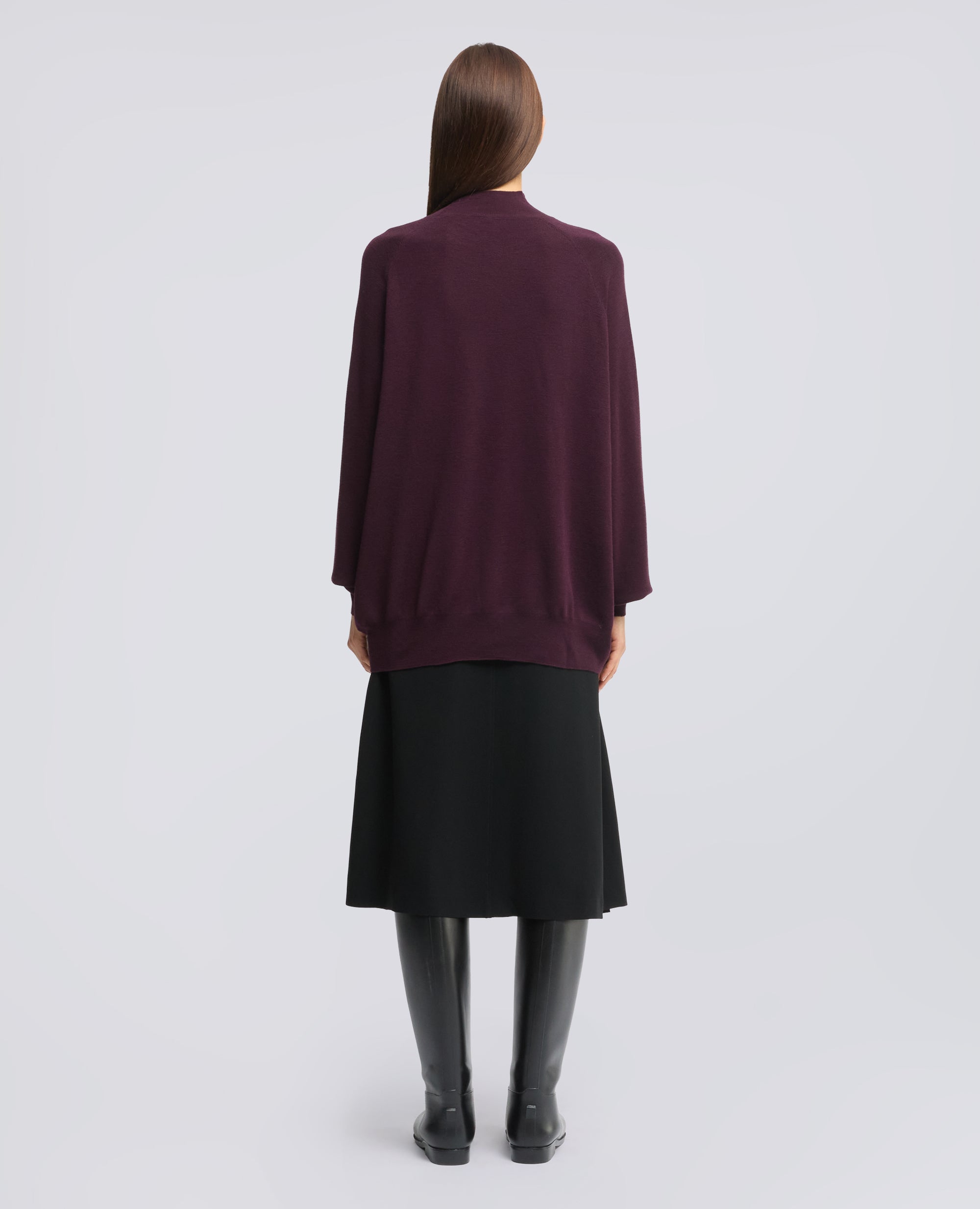 MAGLIA RAGLAN DOLCEVITA IN LANA MERINO - BARBERA - ASPESI
