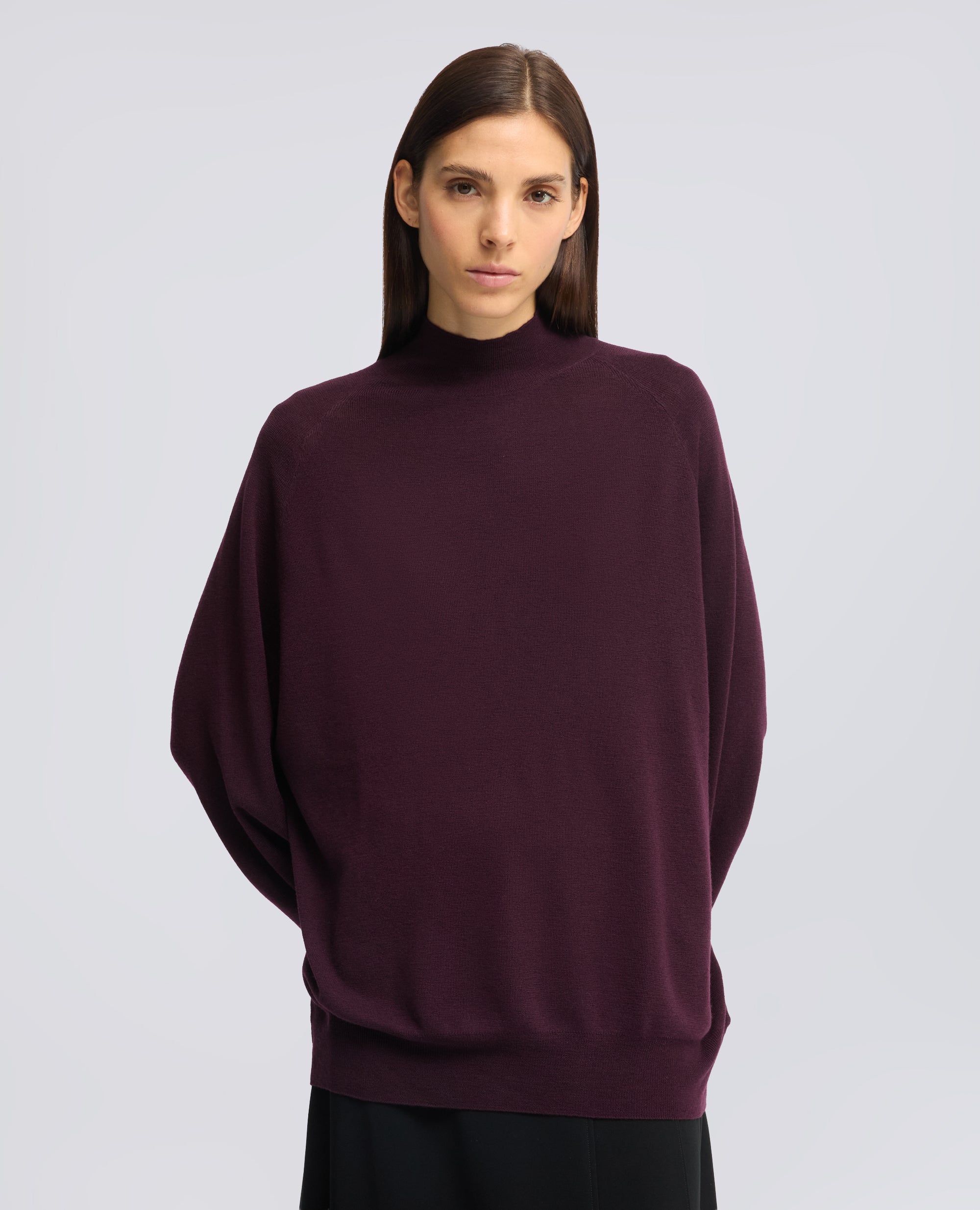 MAGLIA RAGLAN DOLCEVITA IN LANA MERINO - BARBERA - ASPESI