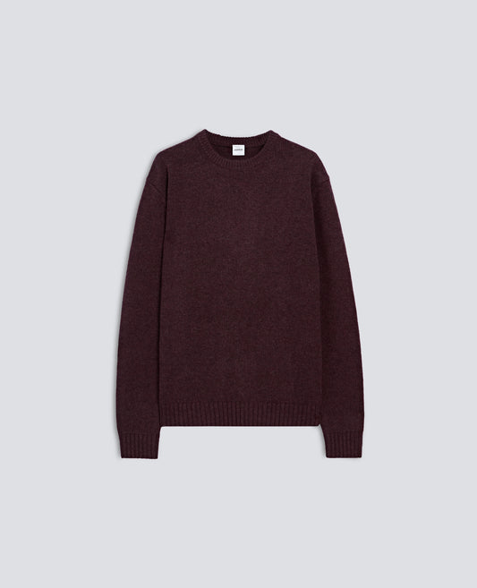 MAGLIA GIROCOLLO IN MISTO LANA E NYLON - ROSSO - ASPESI