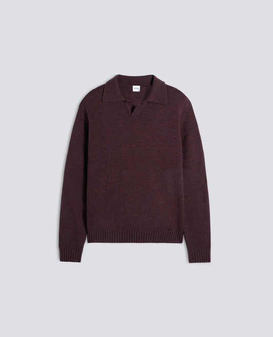 POLO REALIZZATA IN MISTO LANA E NYLON - BARBERA
