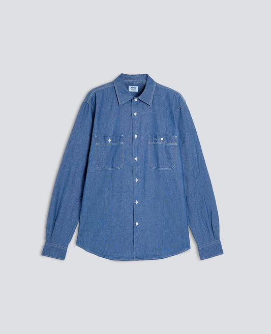 CAMICIA DA LAVORO NEW C SLIM-DENIM MEDIO-MEDIUM DENIM-DENIM MEDIO-MITTLERER DENIM-DENIM MOYEN