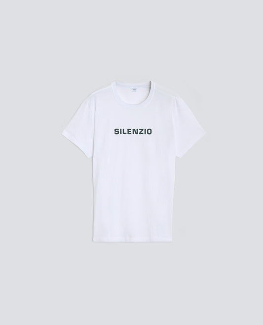 T-SHIRT IN JERSEY DI COTONE-BIANCO-WHITE-BLANCO-WEISS-BLANC